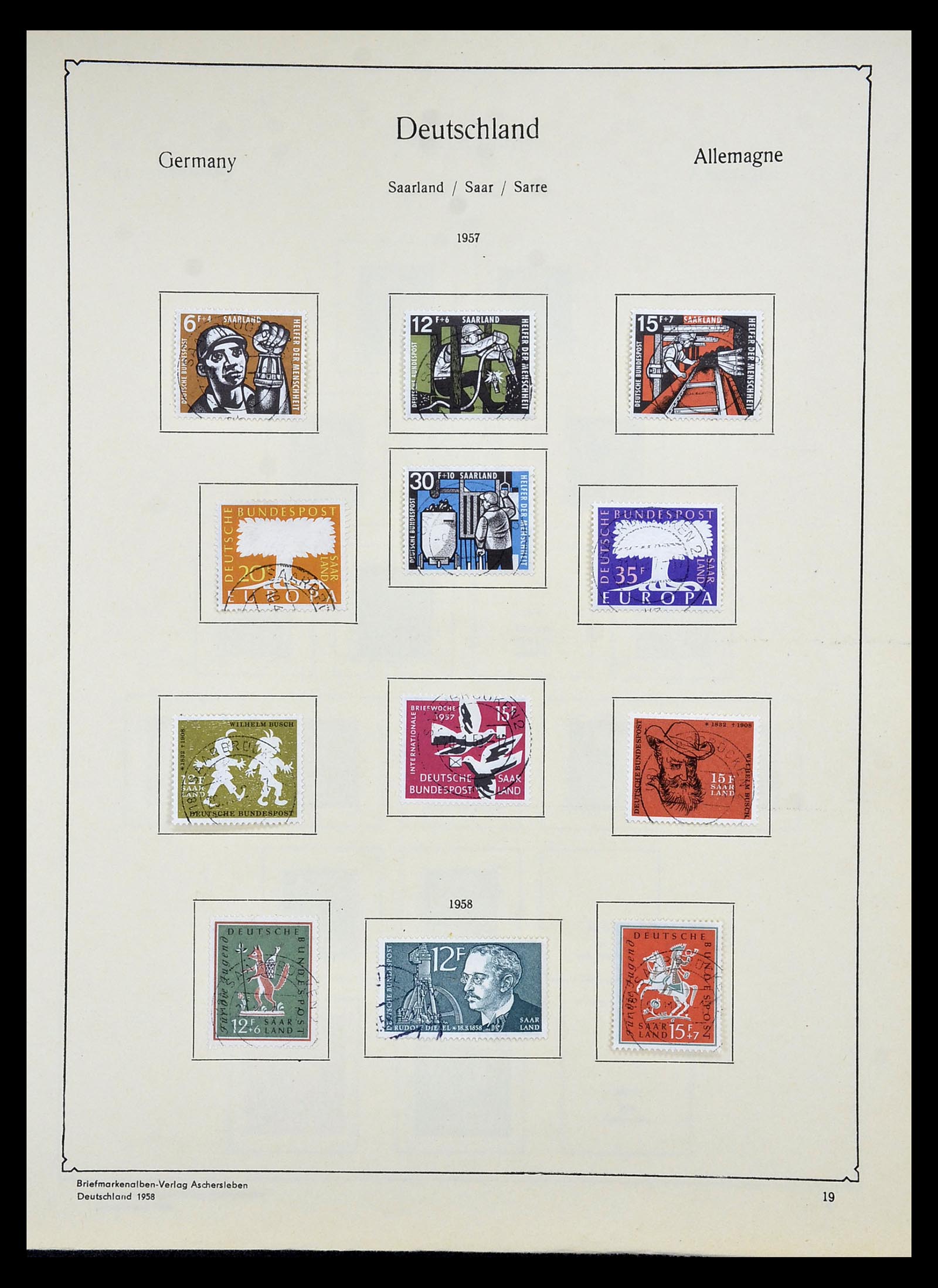 34809 030 - Postzegelverzameling 34809 Duitse Zones en Berlijn 1945-1990.
