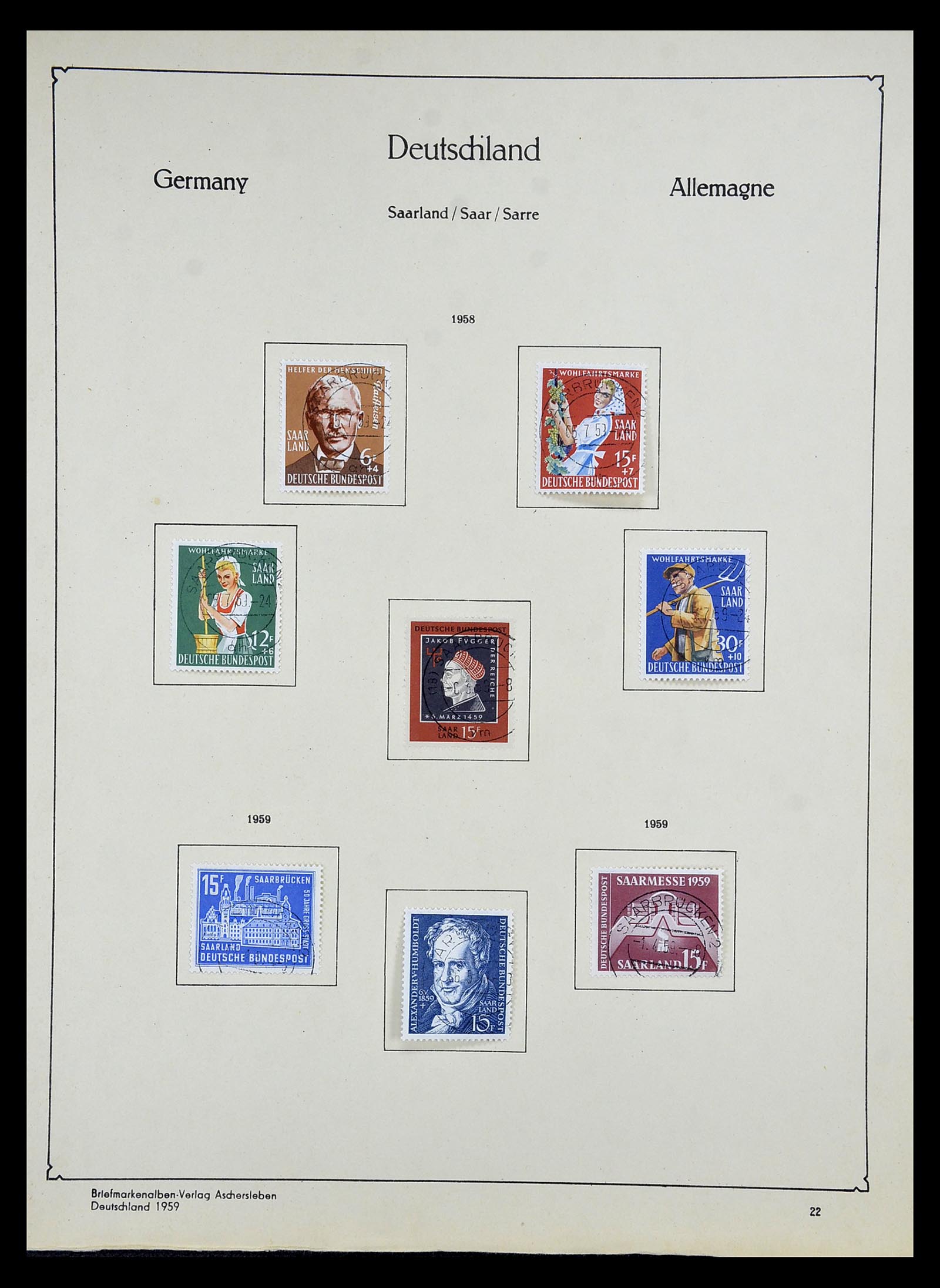 34809 033 - Postzegelverzameling 34809 Duitse Zones en Berlijn 1945-1990.