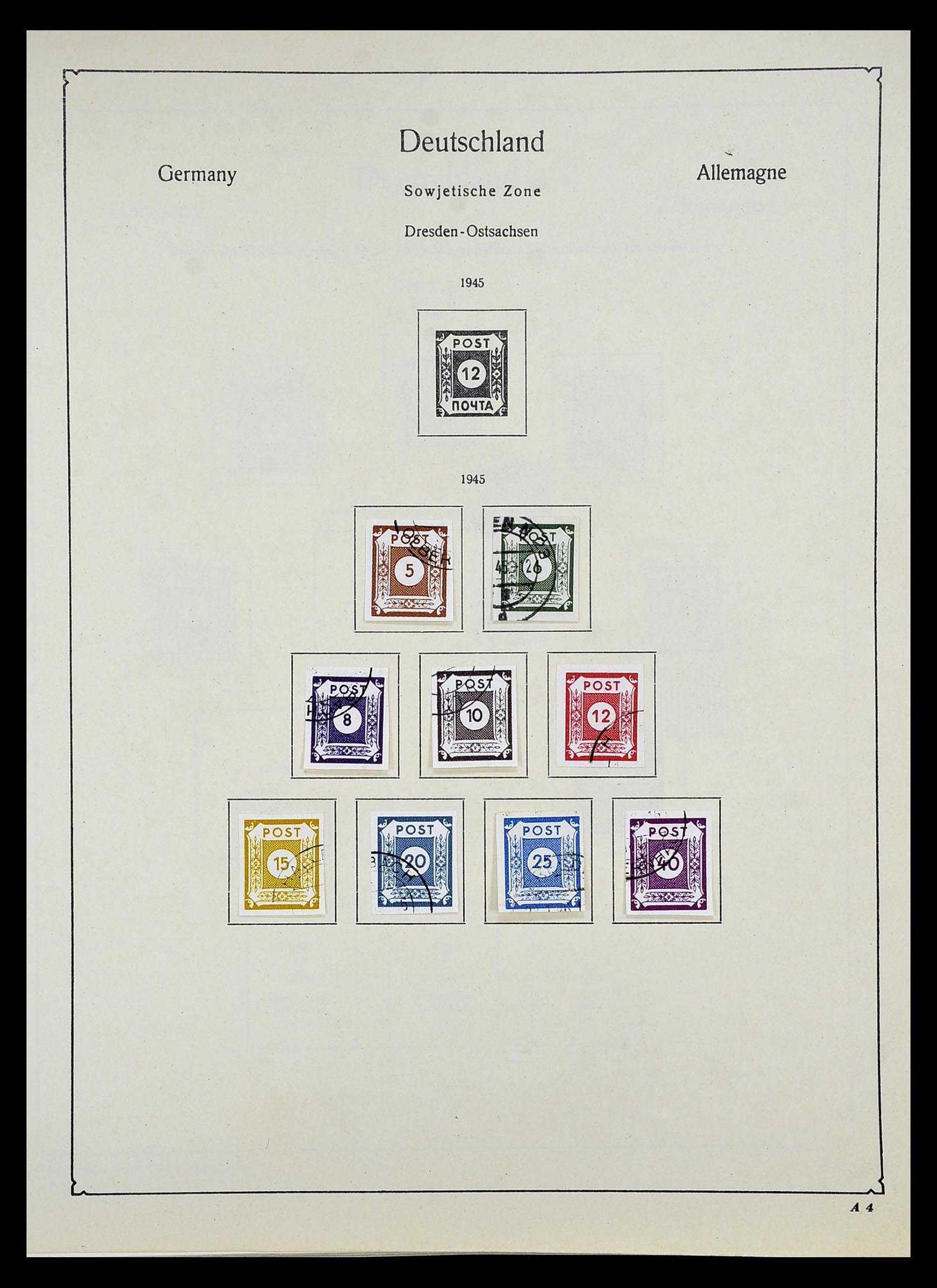 34809 036 - Stamp Collection 34809 German Zones and Berlin 1945-1990.