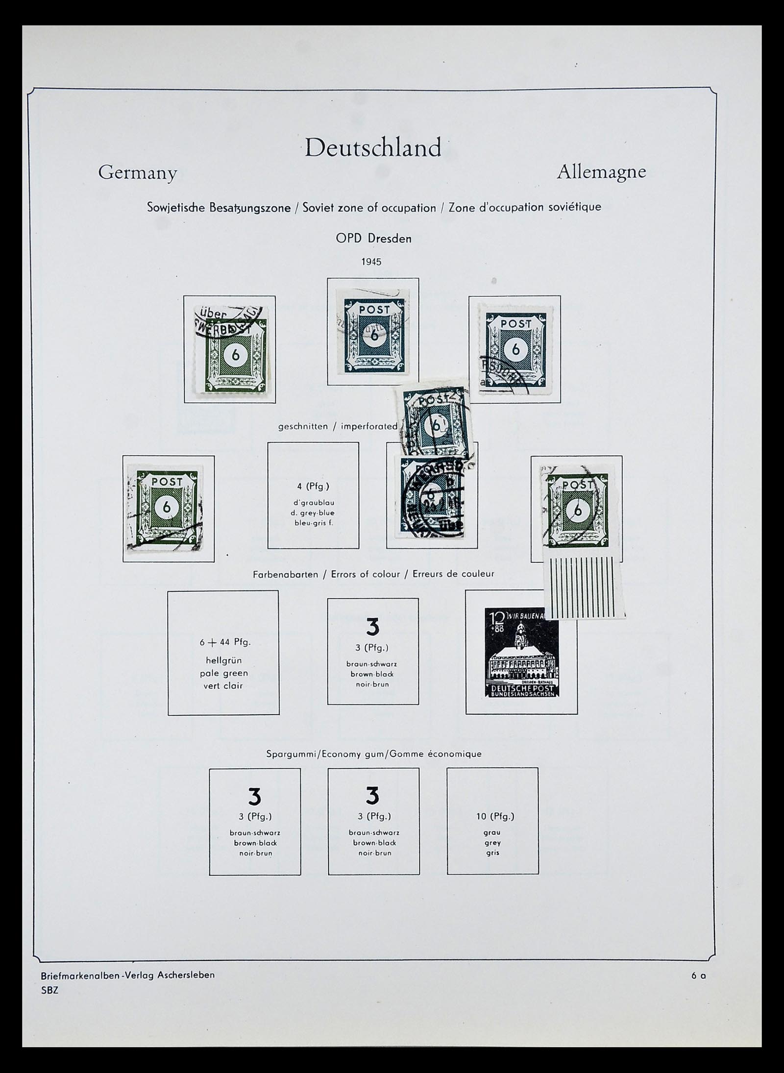 34809 037 - Stamp Collection 34809 German Zones and Berlin 1945-1990.