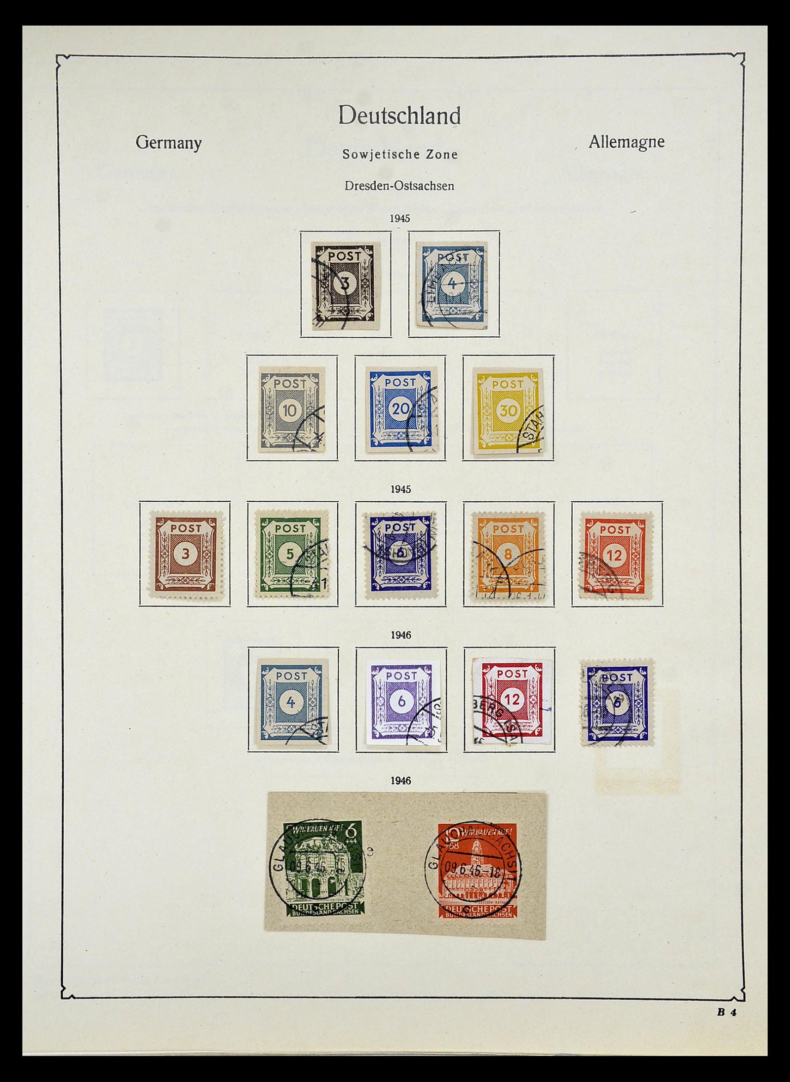 34809 038 - Postzegelverzameling 34809 Duitse Zones en Berlijn 1945-1990.