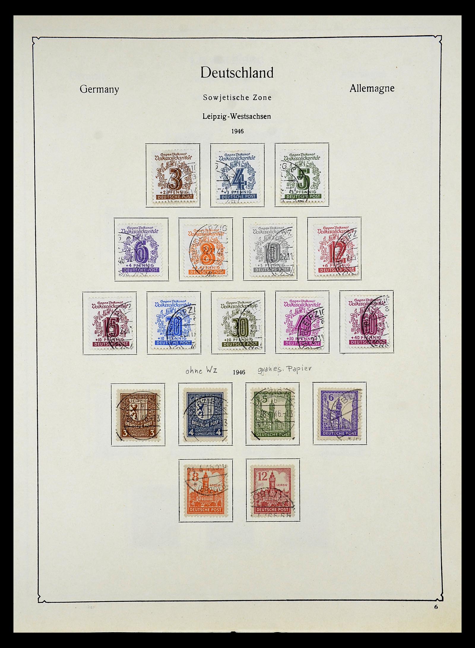 34809 042 - Postzegelverzameling 34809 Duitse Zones en Berlijn 1945-1990.