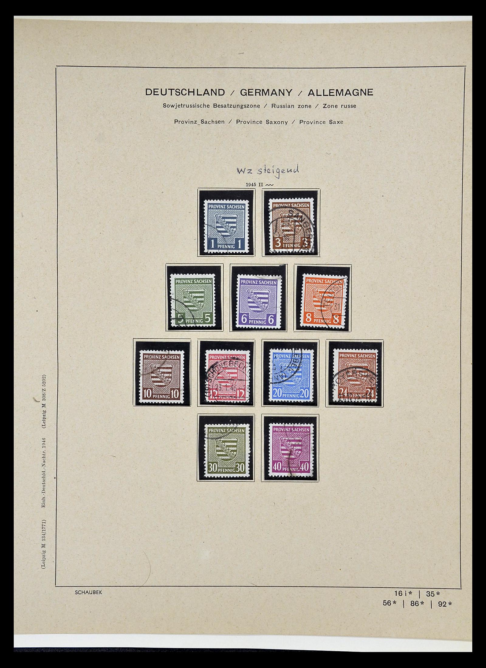 34809 049 - Postzegelverzameling 34809 Duitse Zones en Berlijn 1945-1990.