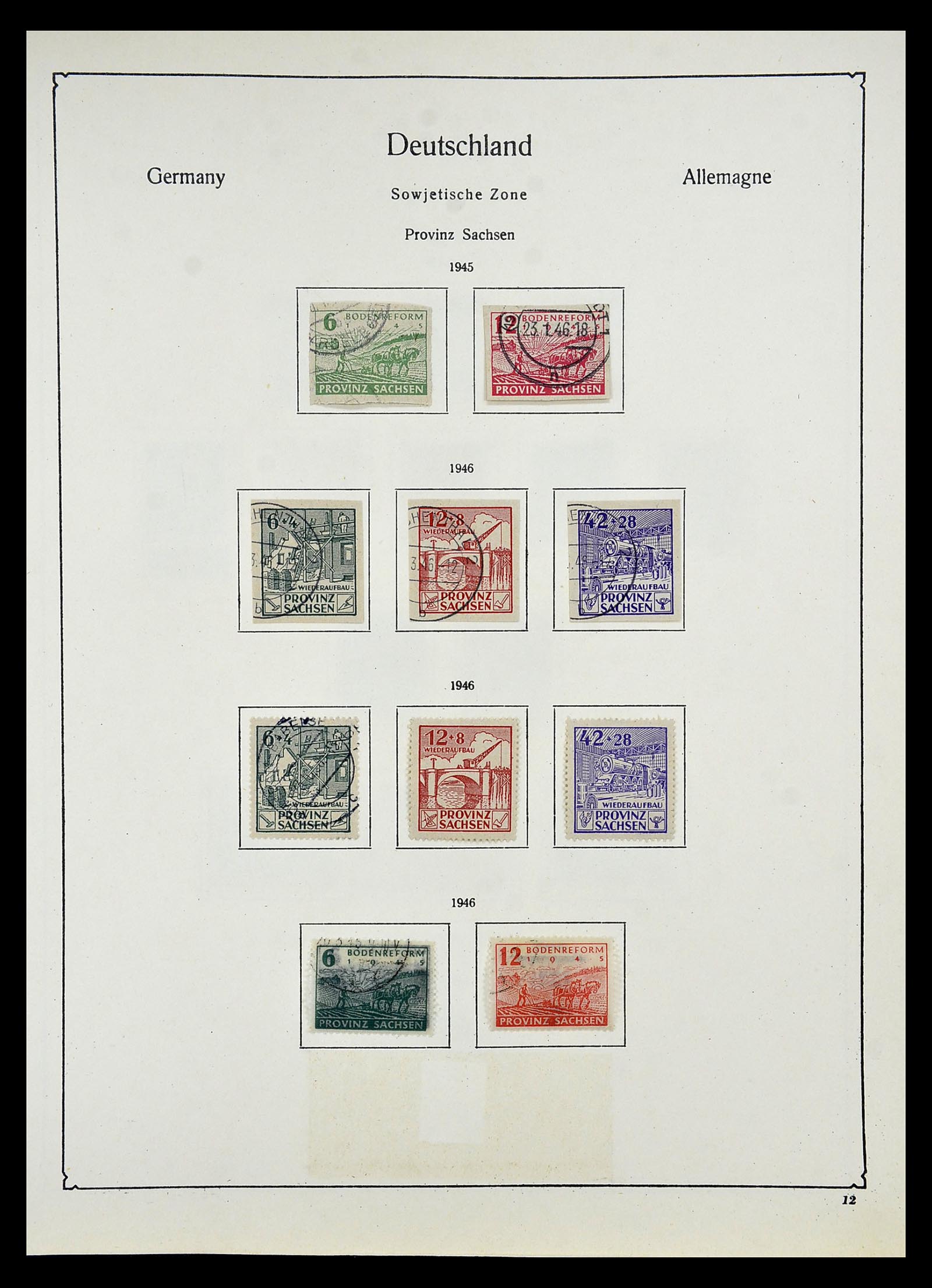 34809 050 - Postzegelverzameling 34809 Duitse Zones en Berlijn 1945-1990.