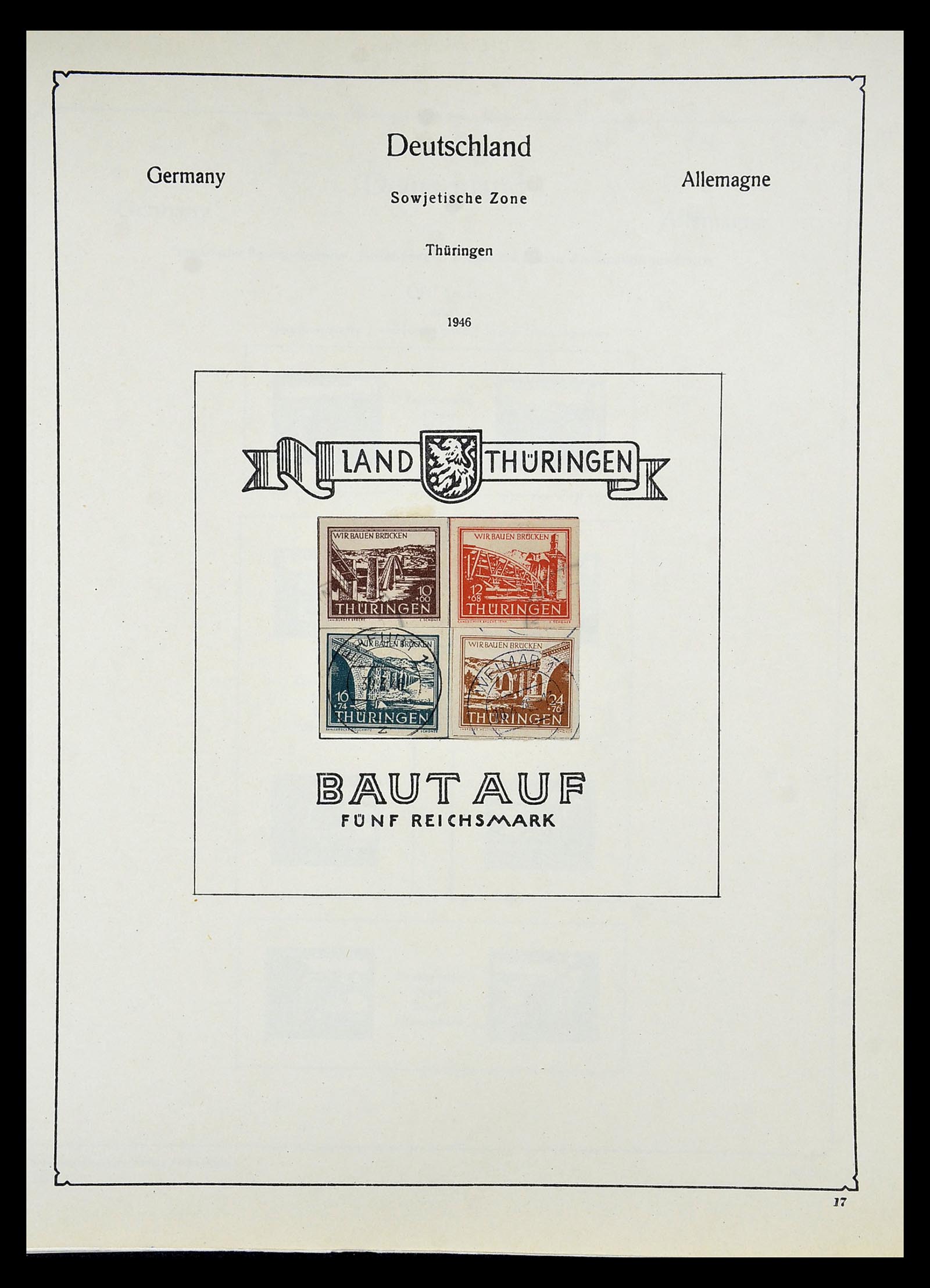 34809 055 - Postzegelverzameling 34809 Duitse Zones en Berlijn 1945-1990.