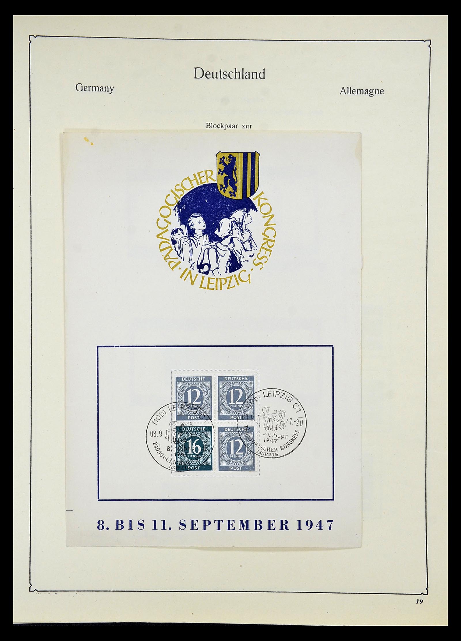 34809 058 - Postzegelverzameling 34809 Duitse Zones en Berlijn 1945-1990.