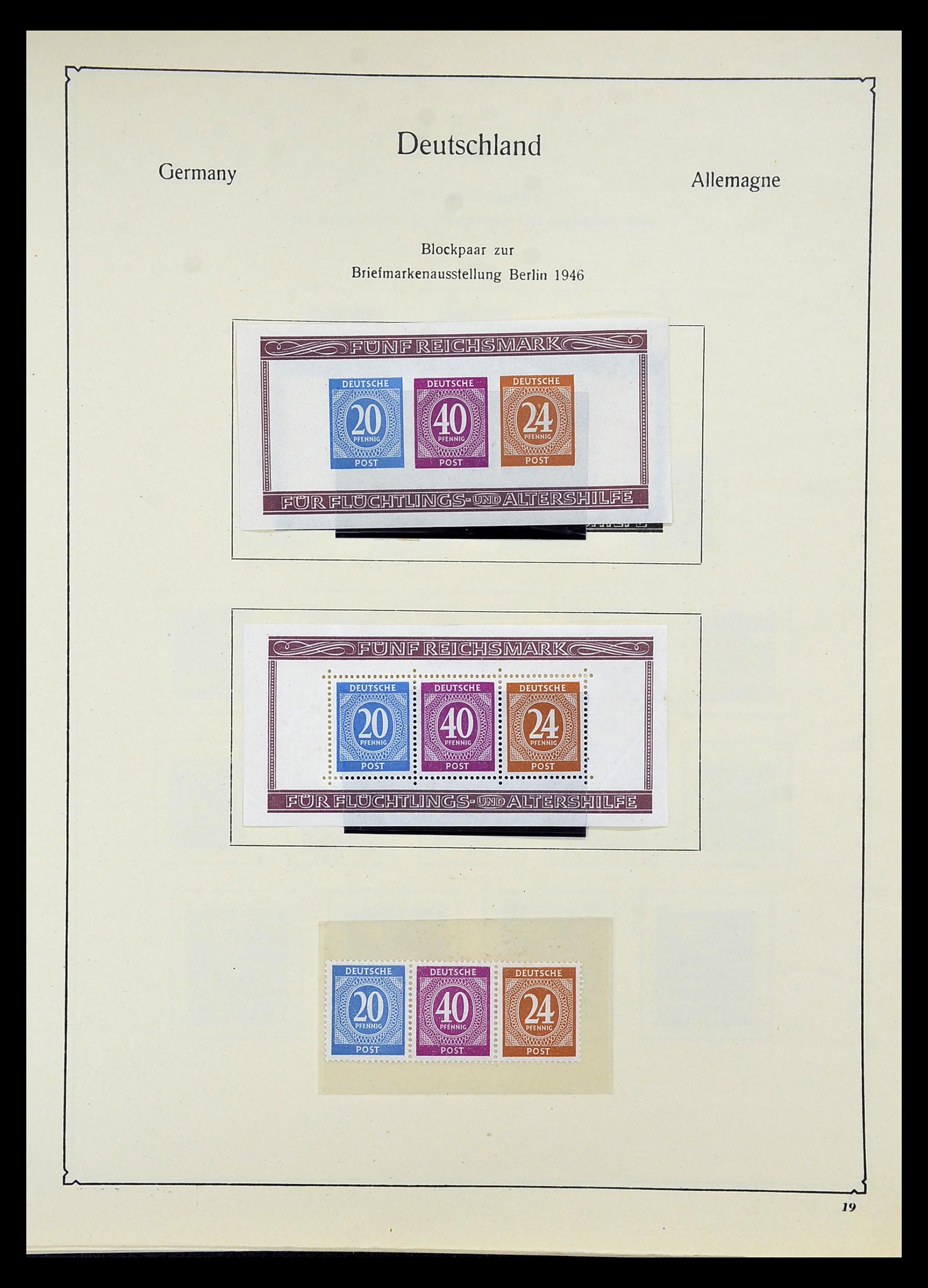 34809 059 - Postzegelverzameling 34809 Duitse Zones en Berlijn 1945-1990.