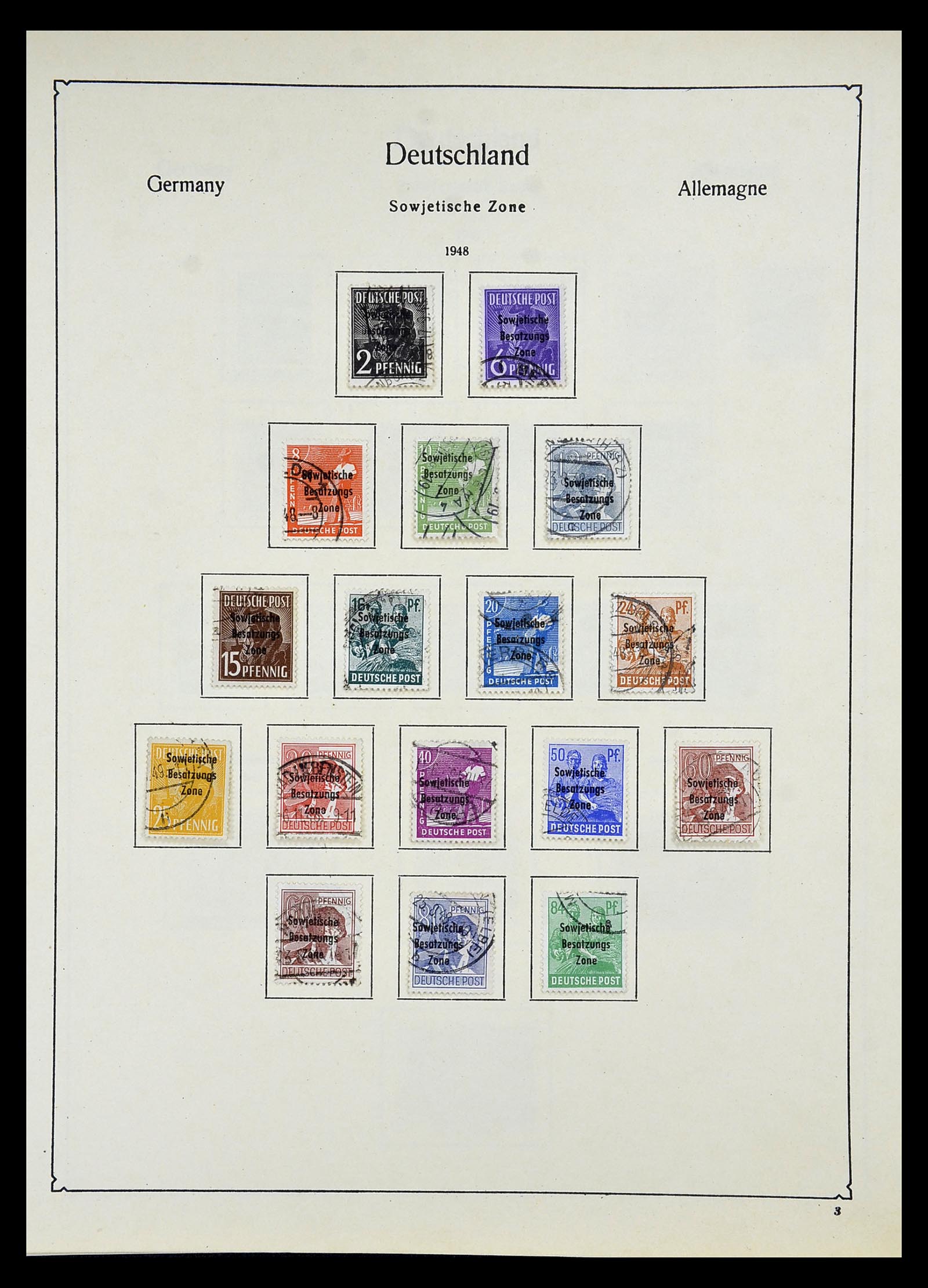 34809 062 - Postzegelverzameling 34809 Duitse Zones en Berlijn 1945-1990.