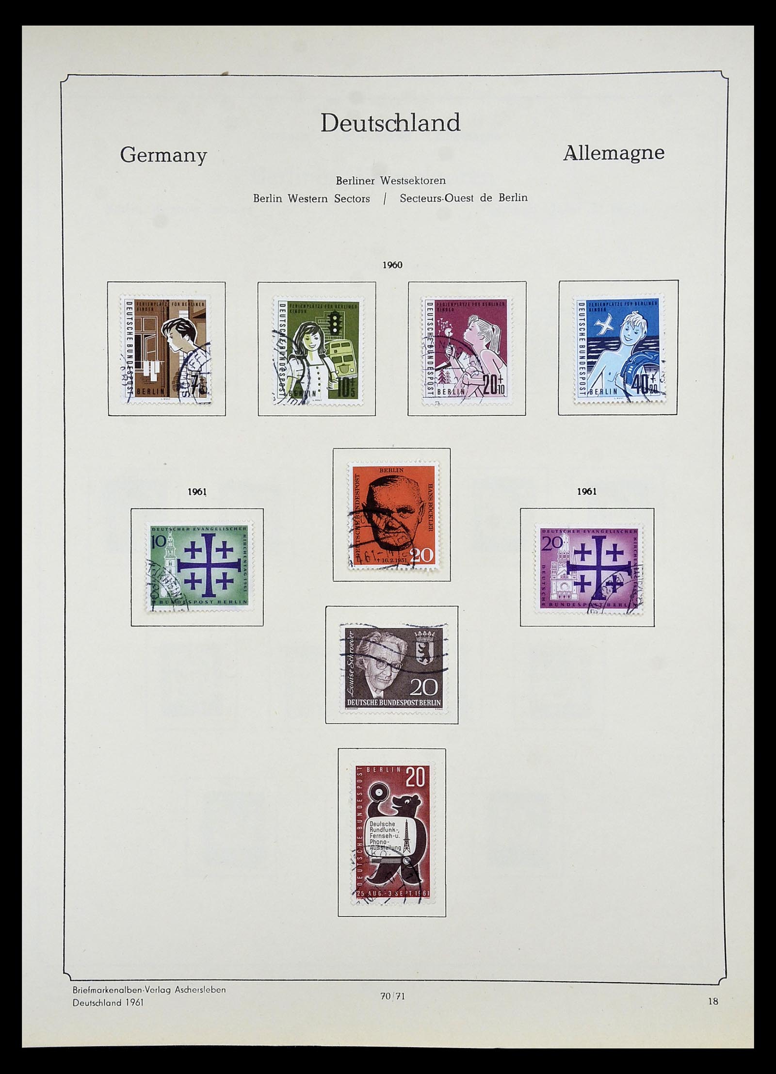 34809 086 - Postzegelverzameling 34809 Duitse Zones en Berlijn 1945-1990.