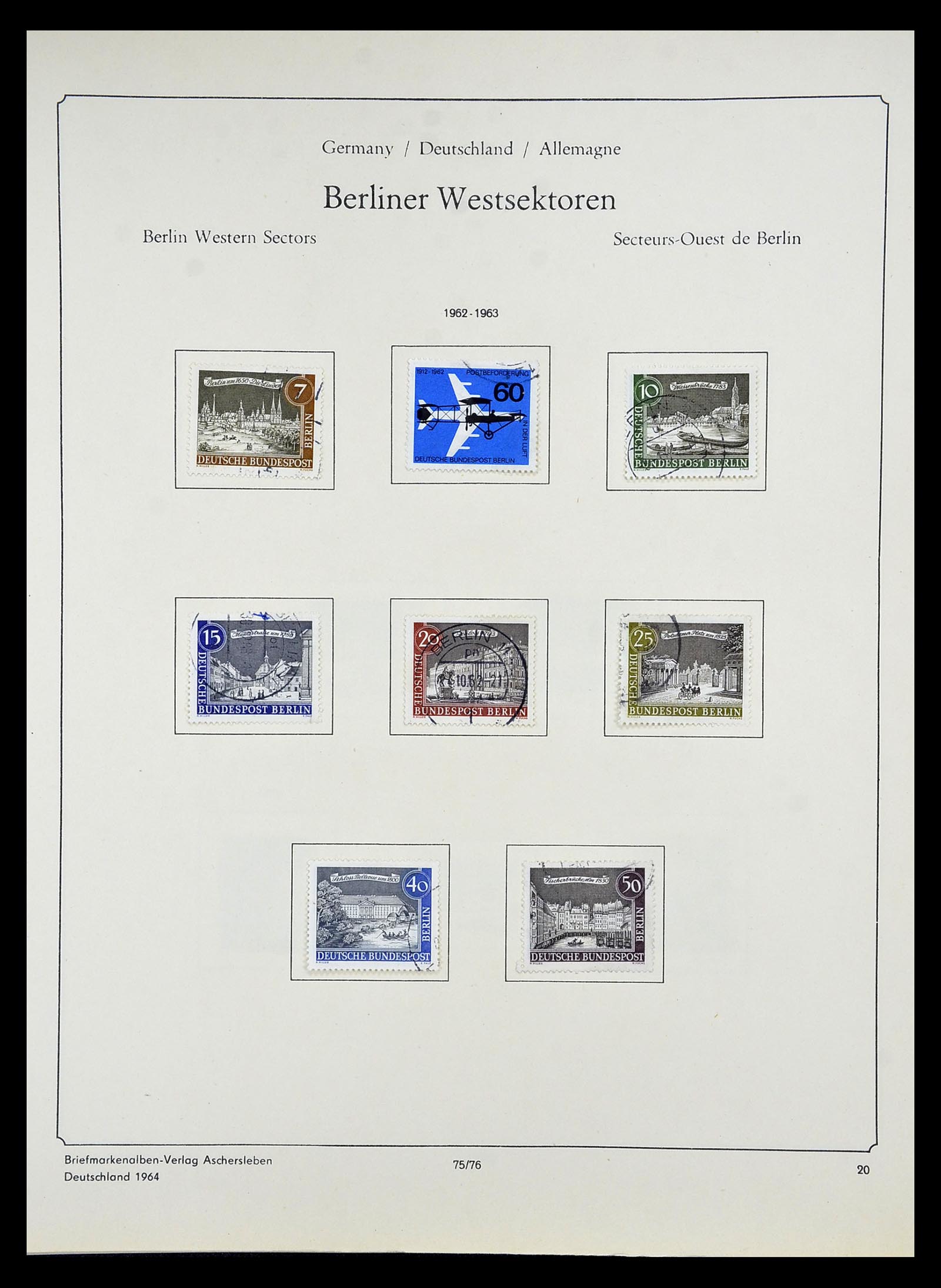 34809 088 - Postzegelverzameling 34809 Duitse Zones en Berlijn 1945-1990.