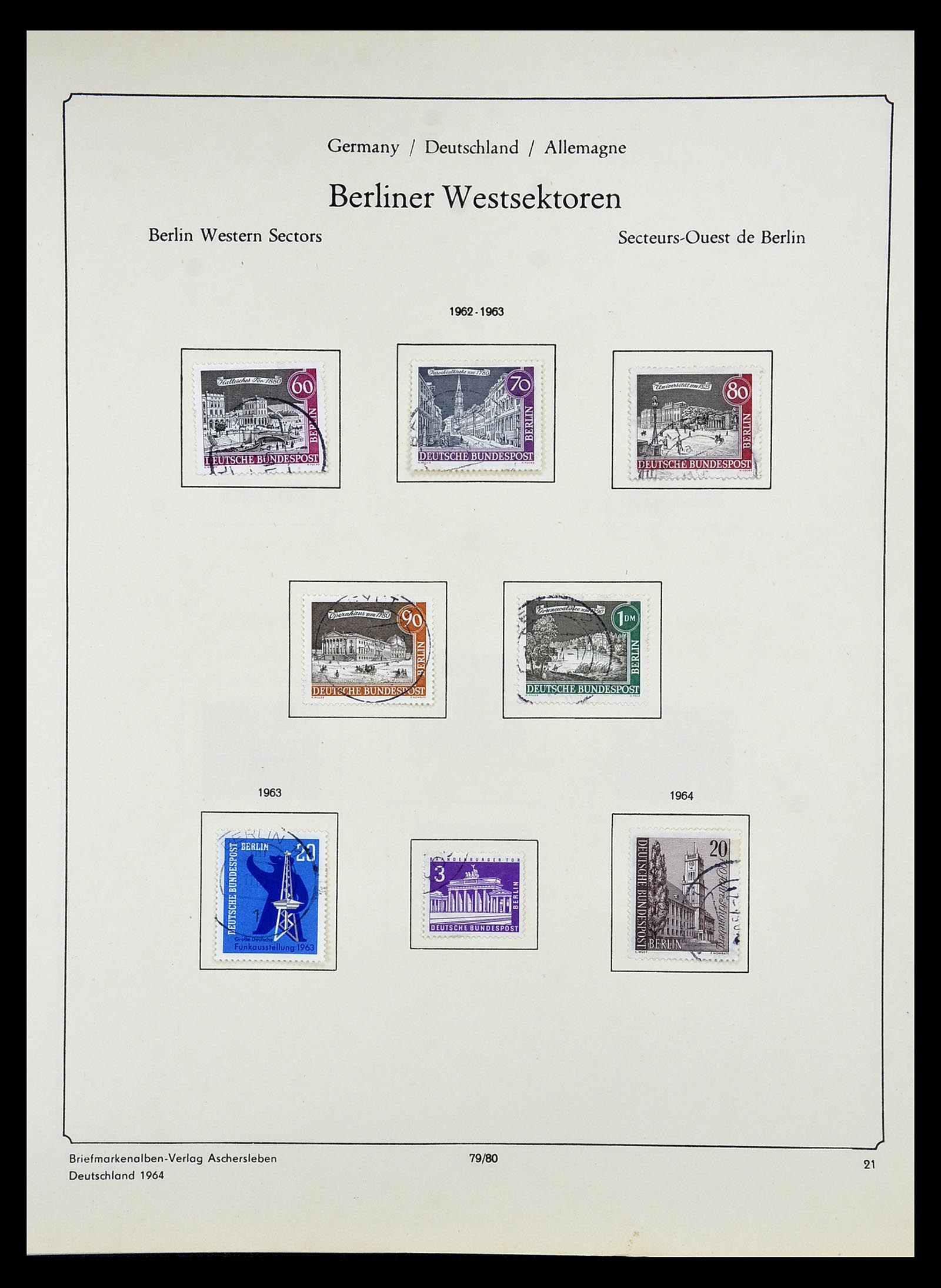 34809 089 - Postzegelverzameling 34809 Duitse Zones en Berlijn 1945-1990.