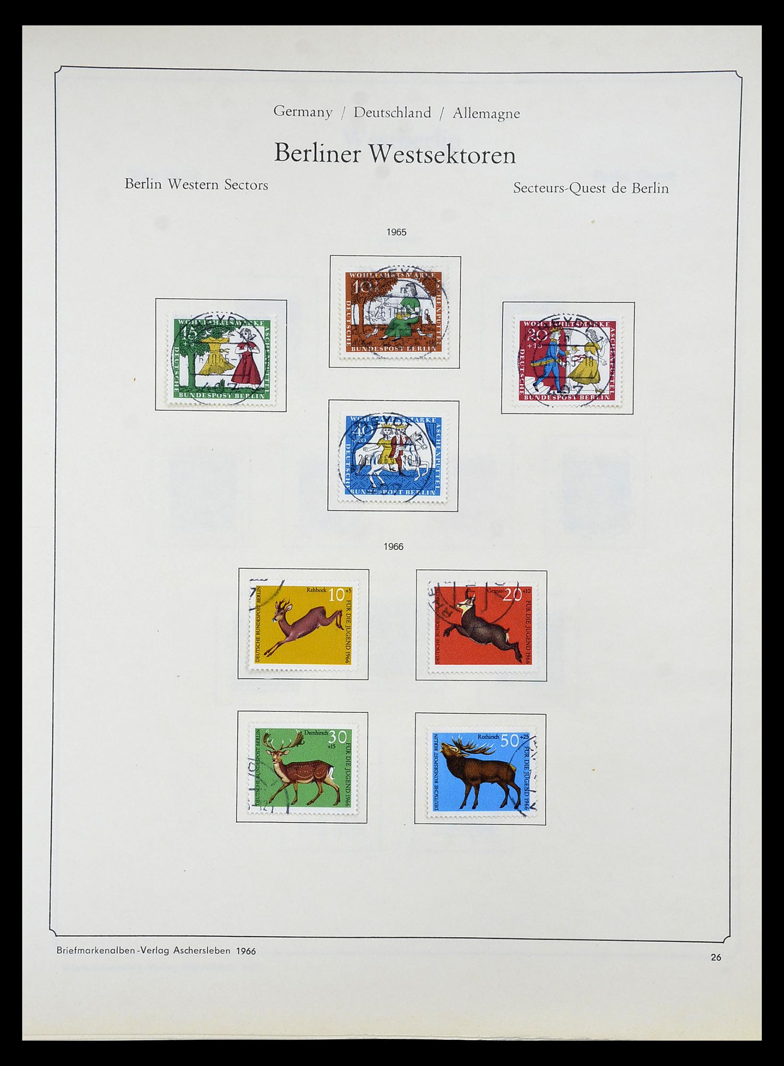 34809 094 - Postzegelverzameling 34809 Duitse Zones en Berlijn 1945-1990.