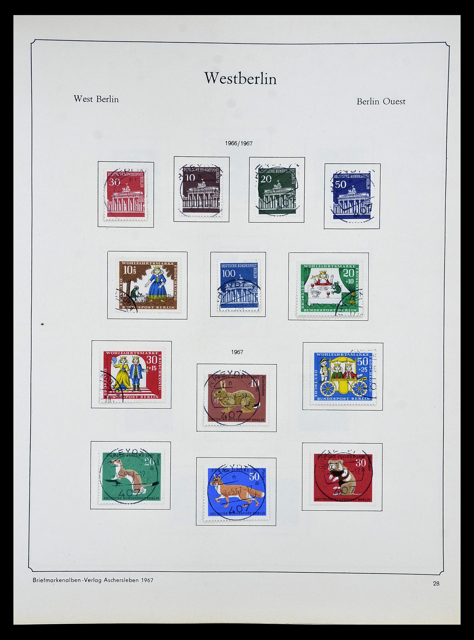 34809 096 - Postzegelverzameling 34809 Duitse Zones en Berlijn 1945-1990.
