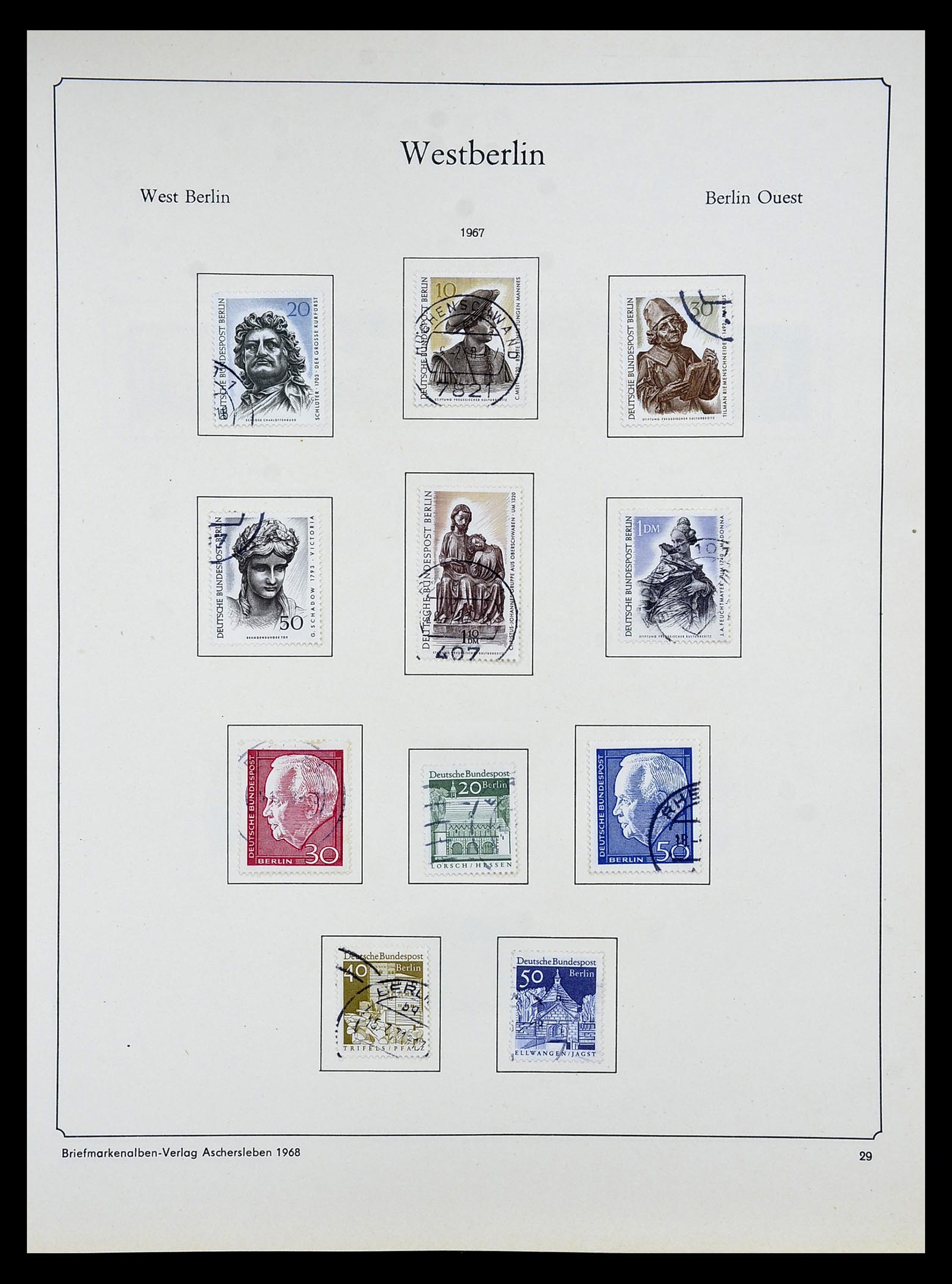 34809 097 - Stamp Collection 34809 German Zones and Berlin 1945-1990.