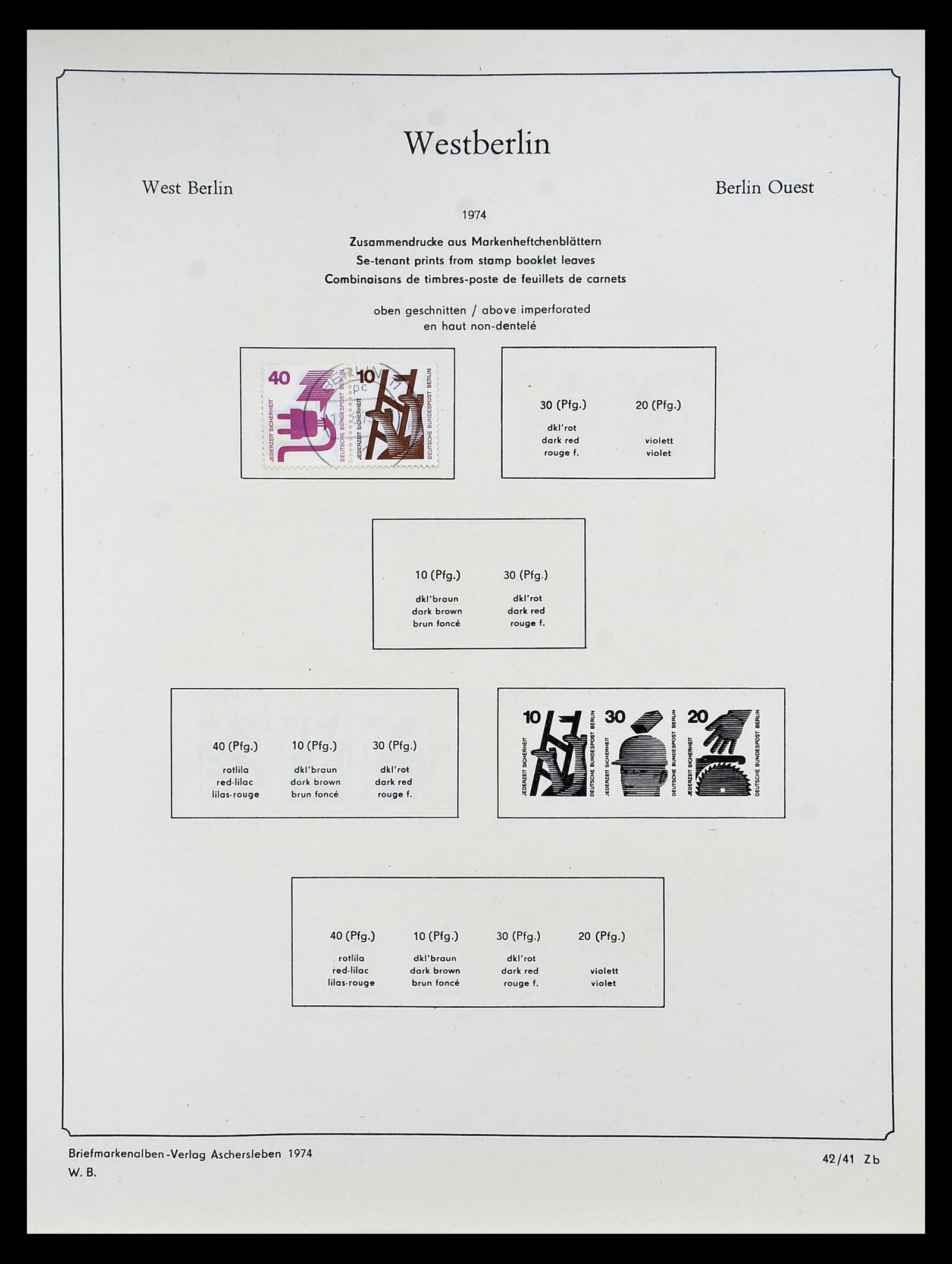 34809 122 - Stamp Collection 34809 German Zones and Berlin 1945-1990.