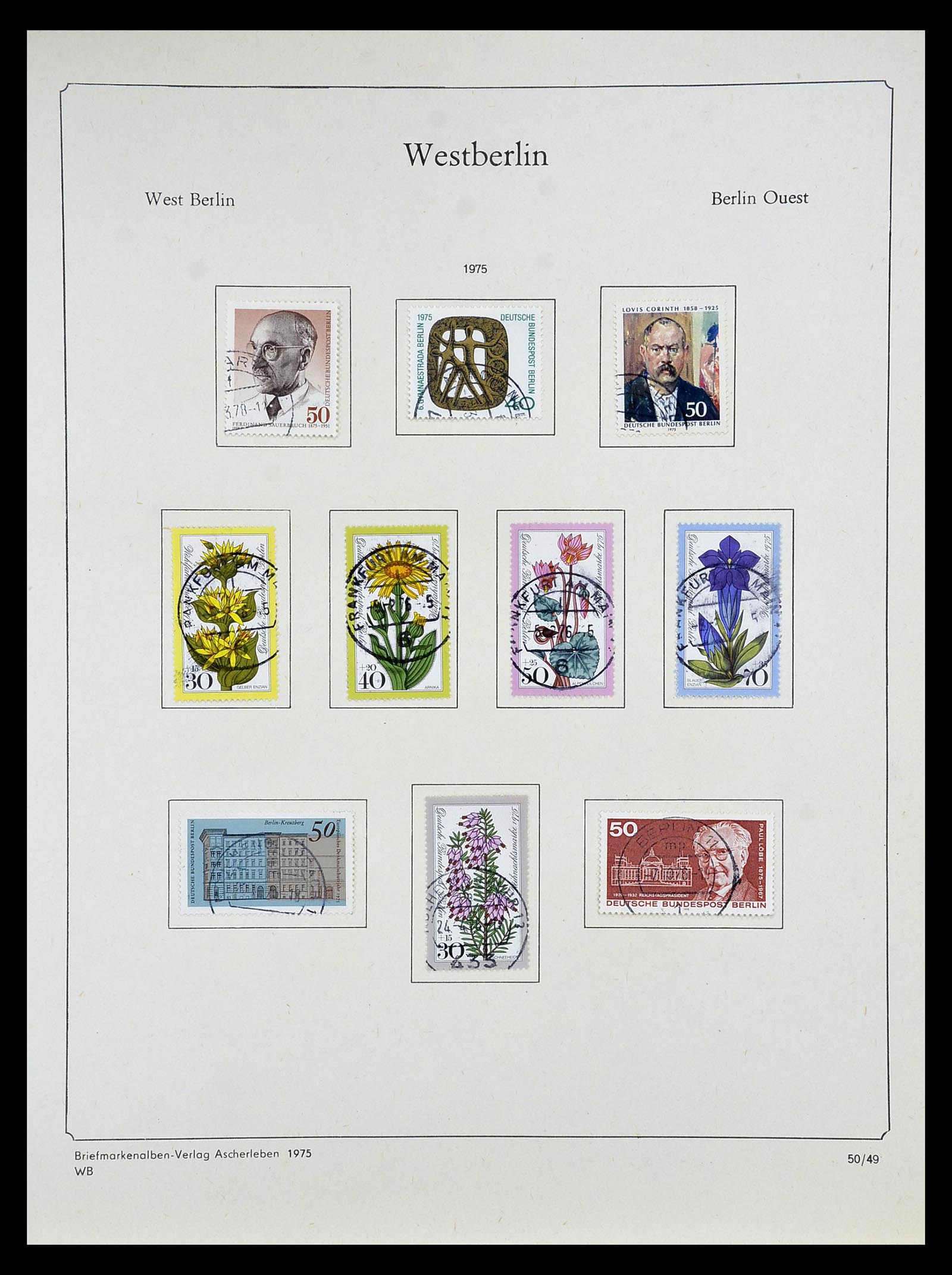 34809 125 - Postzegelverzameling 34809 Duitse Zones en Berlijn 1945-1990.