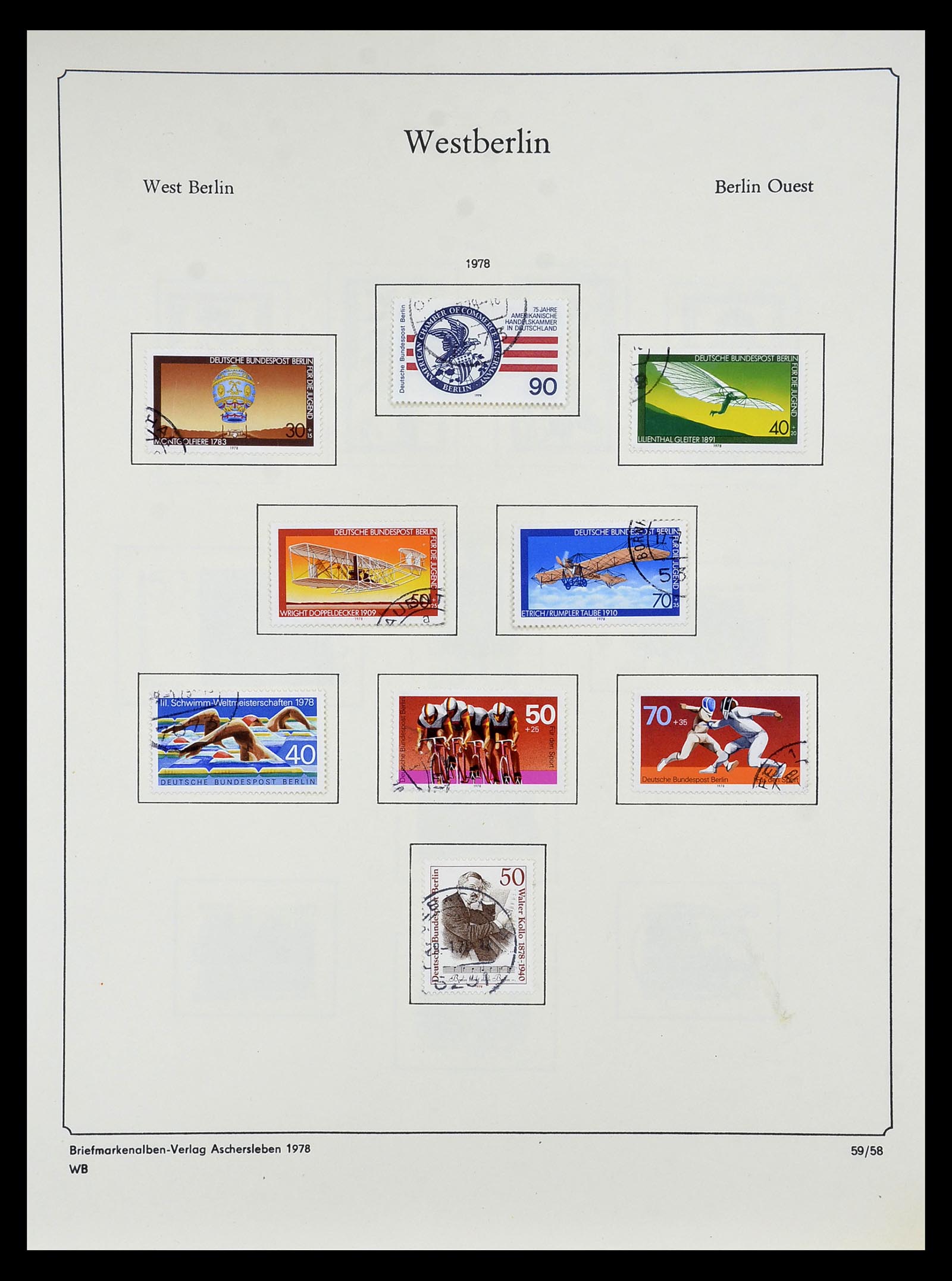 34809 136 - Postzegelverzameling 34809 Duitse Zones en Berlijn 1945-1990.