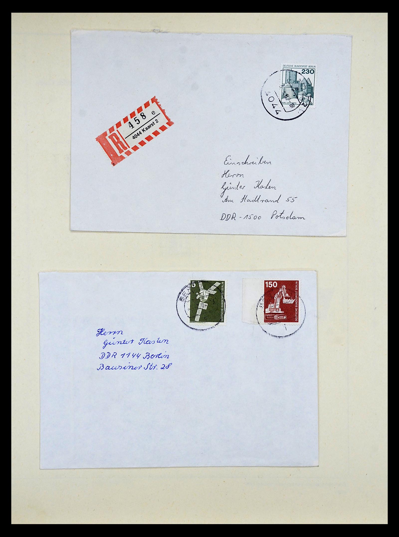 34809 142 - Postzegelverzameling 34809 Duitse Zones en Berlijn 1945-1990.