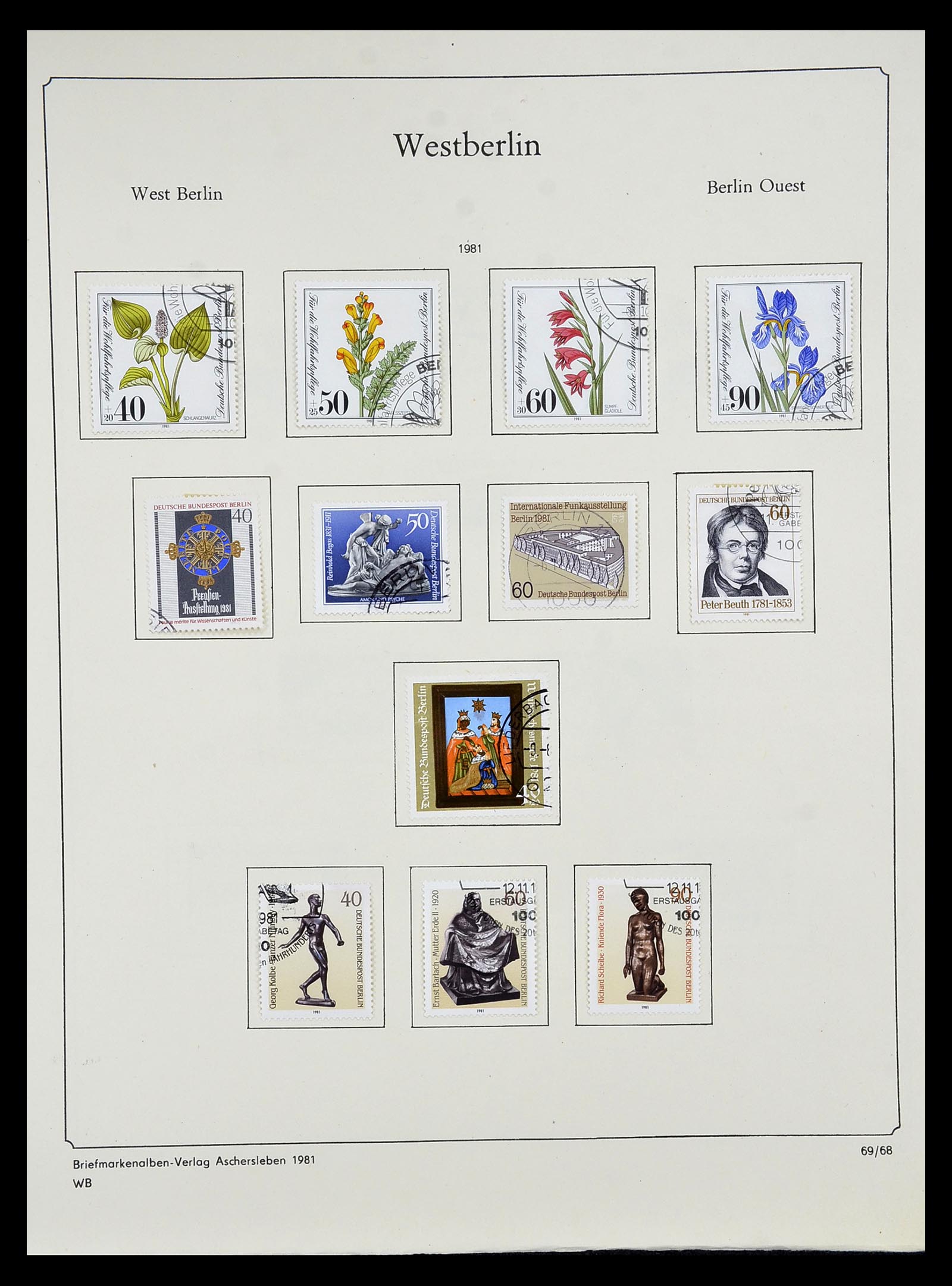 34809 148 - Postzegelverzameling 34809 Duitse Zones en Berlijn 1945-1990.