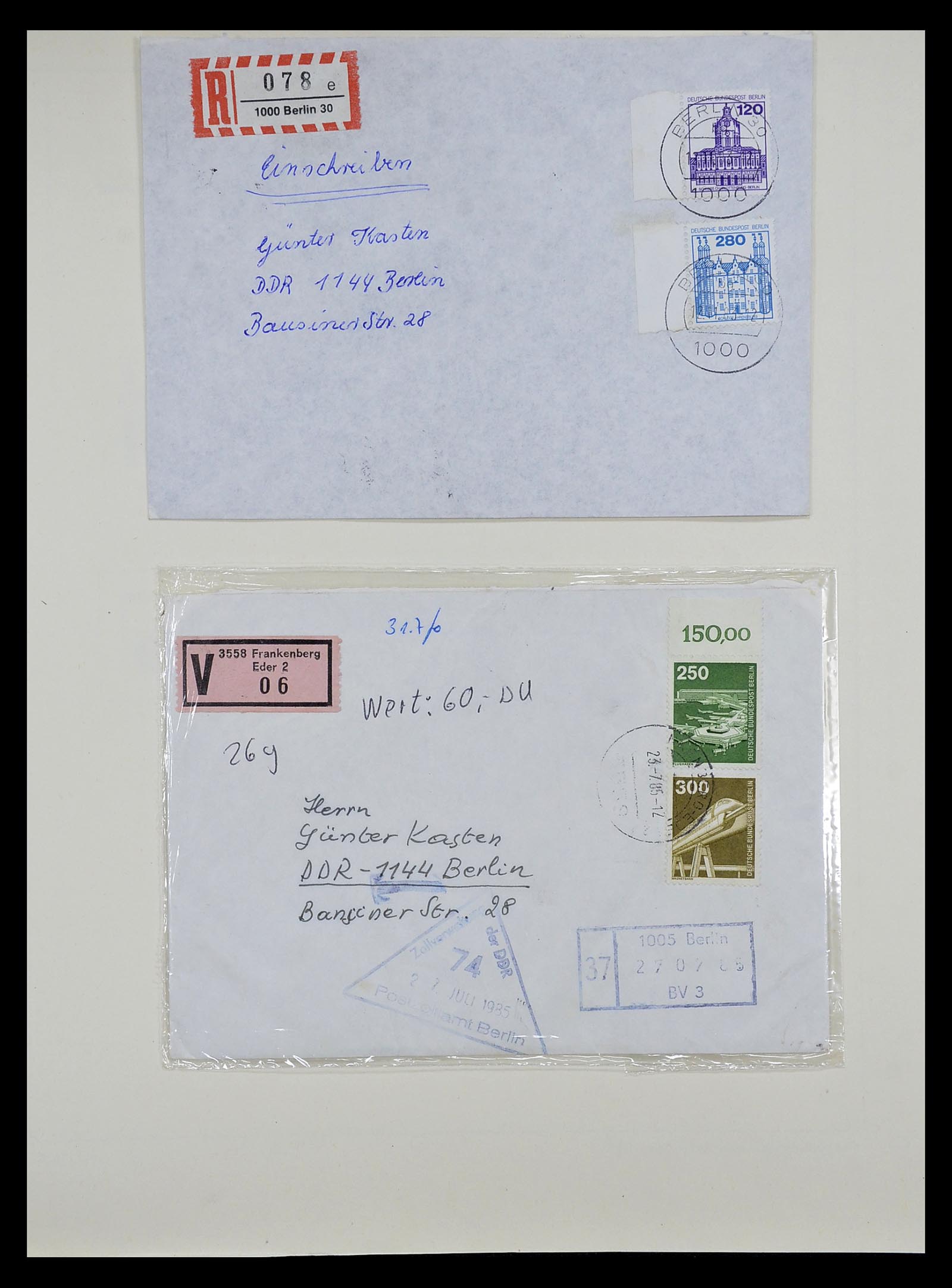 34809 153 - Postzegelverzameling 34809 Duitse Zones en Berlijn 1945-1990.