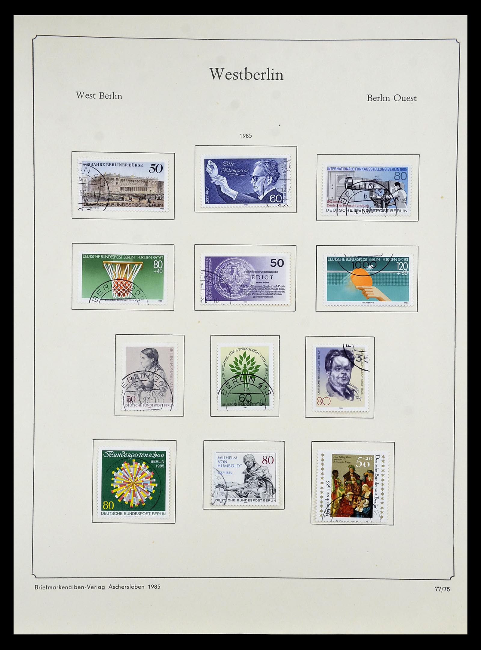 34809 158 - Postzegelverzameling 34809 Duitse Zones en Berlijn 1945-1990.