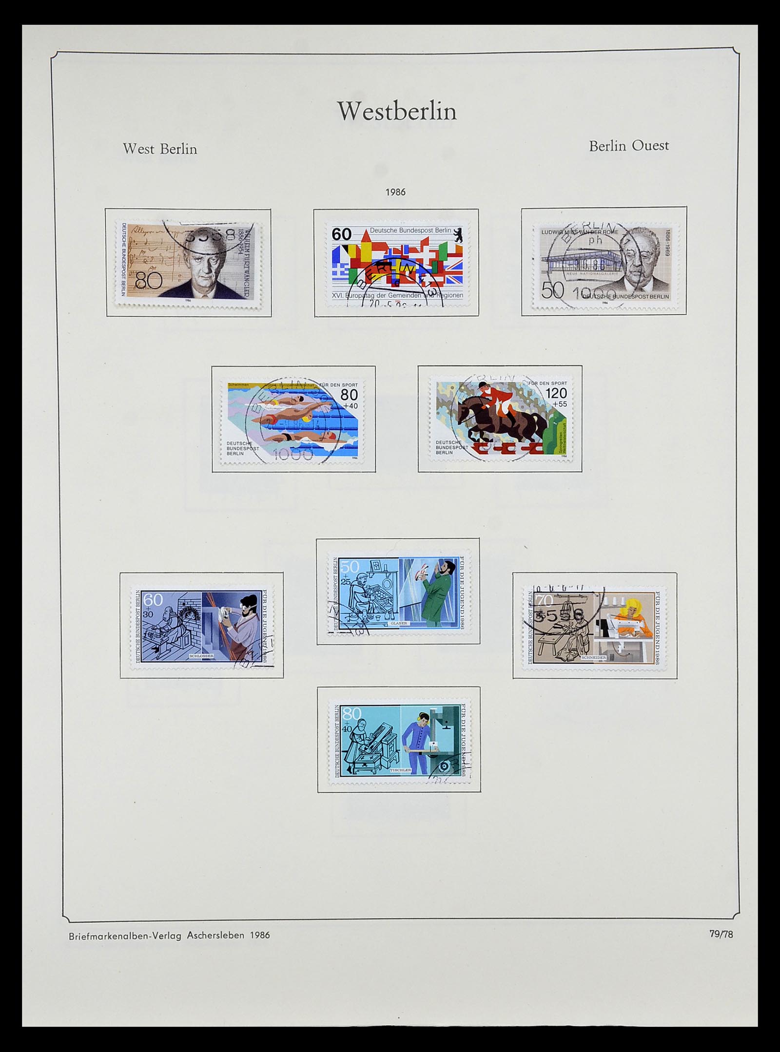 34809 160 - Postzegelverzameling 34809 Duitse Zones en Berlijn 1945-1990.