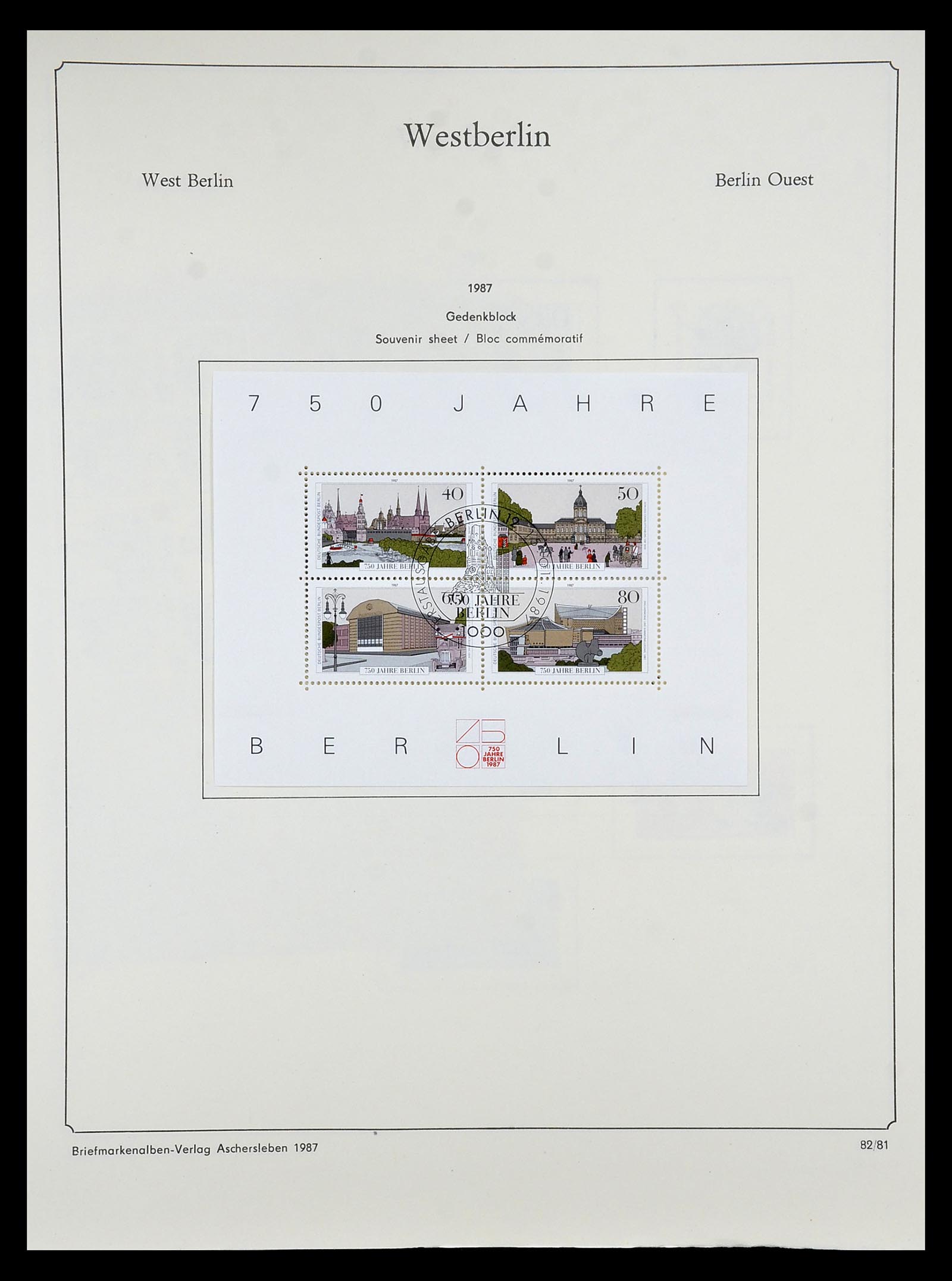 34809 163 - Postzegelverzameling 34809 Duitse Zones en Berlijn 1945-1990.