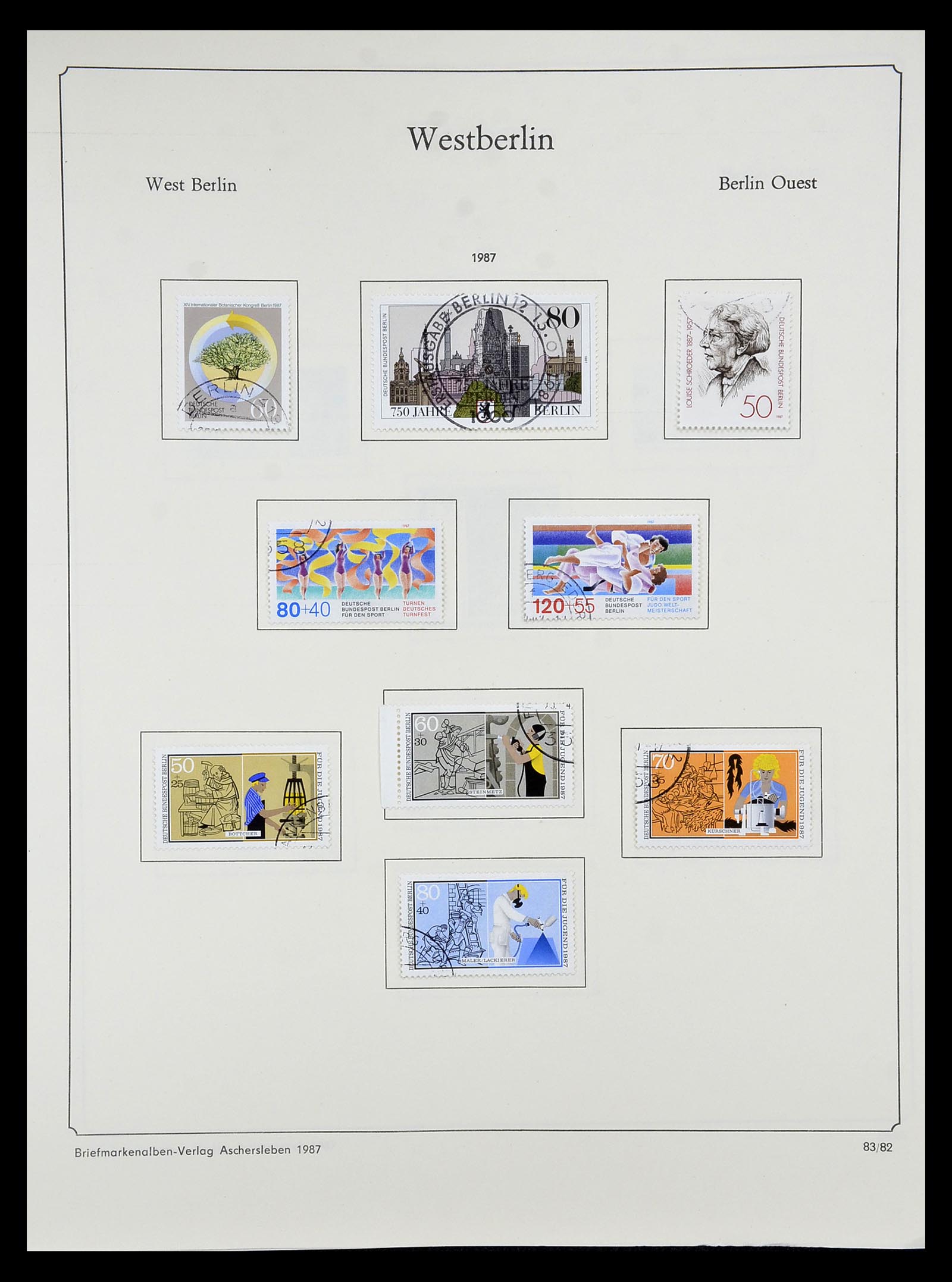 34809 164 - Postzegelverzameling 34809 Duitse Zones en Berlijn 1945-1990.
