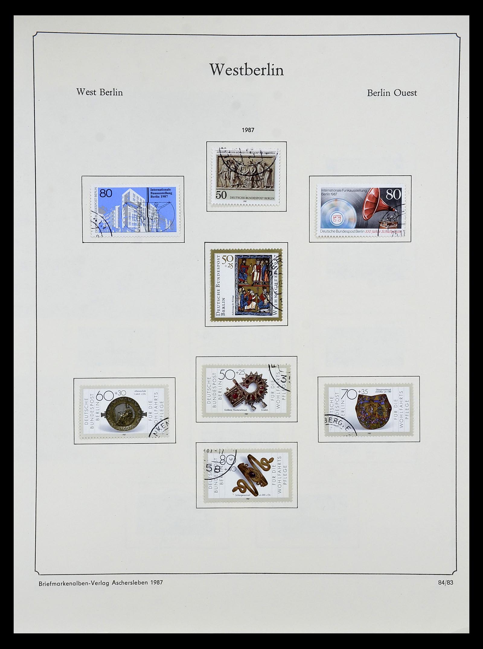 34809 166 - Postzegelverzameling 34809 Duitse Zones en Berlijn 1945-1990.