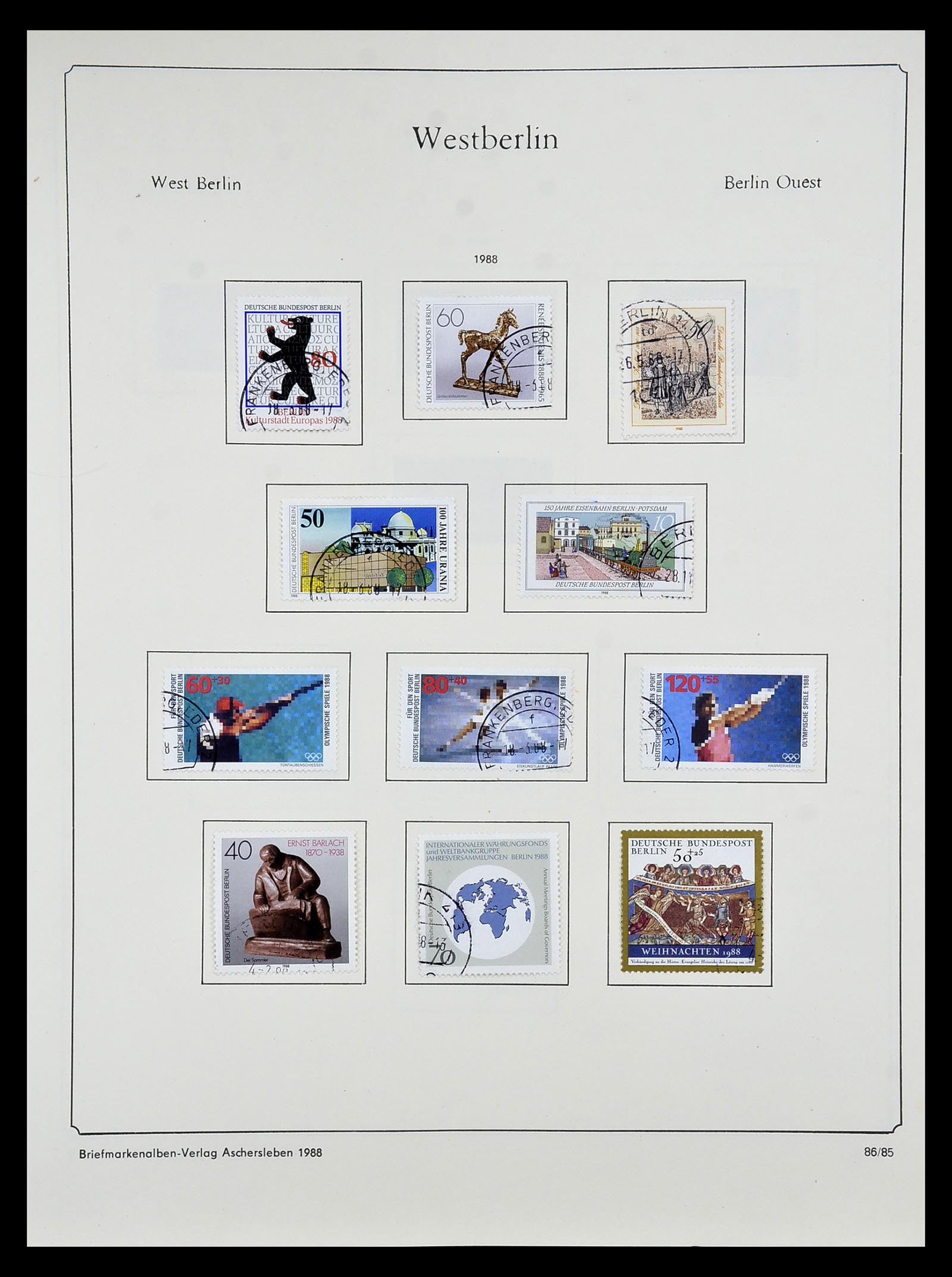 34809 169 - Postzegelverzameling 34809 Duitse Zones en Berlijn 1945-1990.