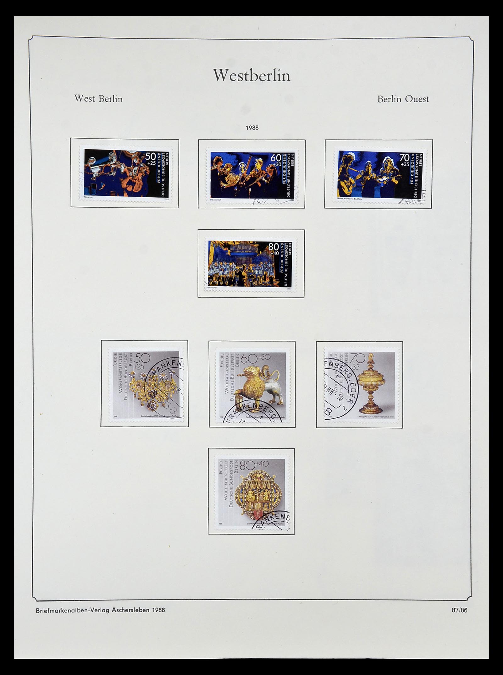 34809 170 - Postzegelverzameling 34809 Duitse Zones en Berlijn 1945-1990.