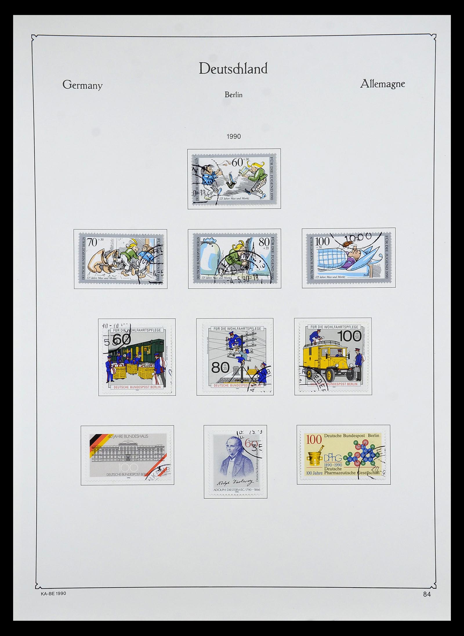 34809 178 - Stamp Collection 34809 German Zones and Berlin 1945-1990.