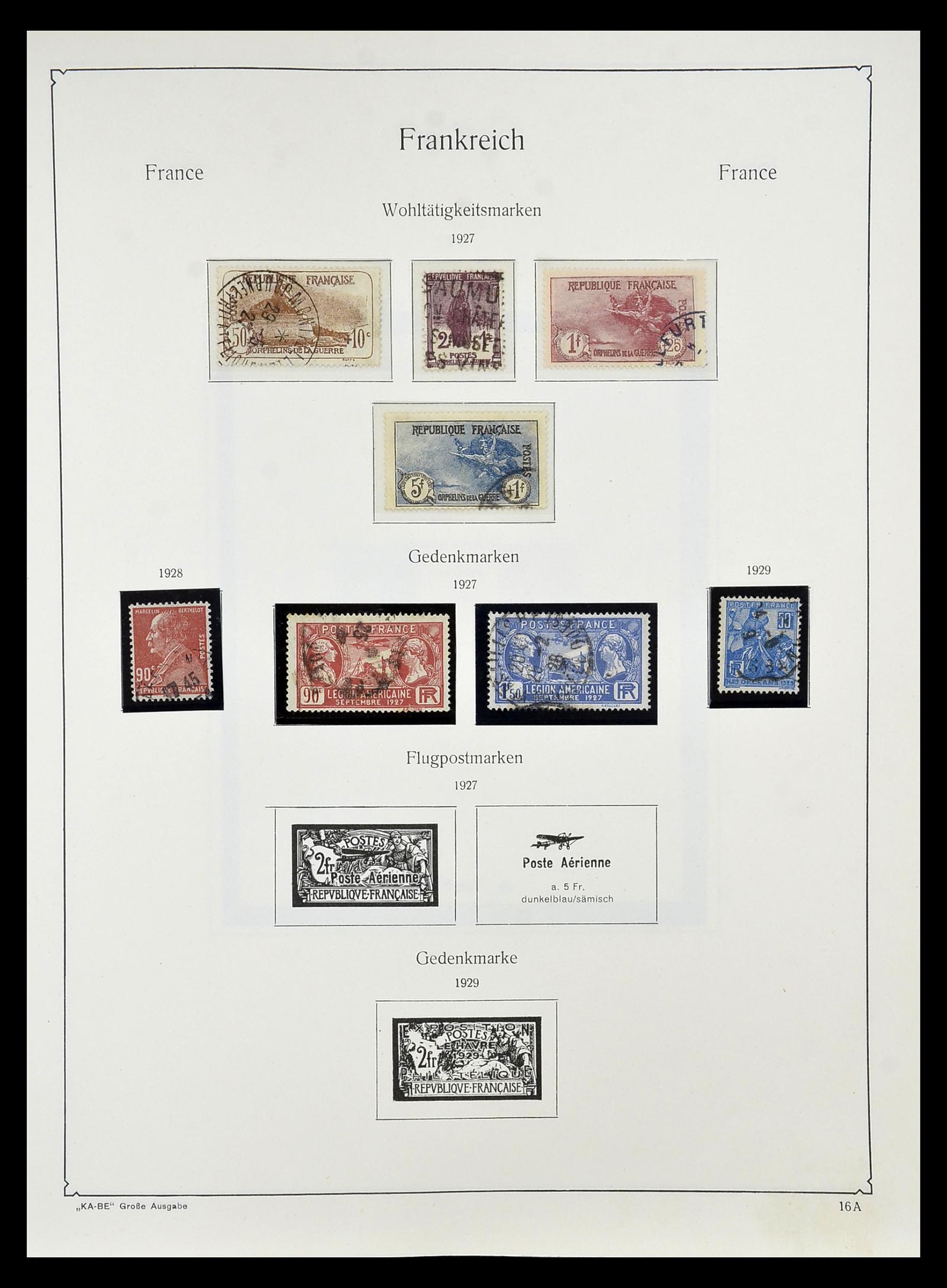 34810 019 - Postzegelverzameling 34810 Frankrijk 1852-1977.