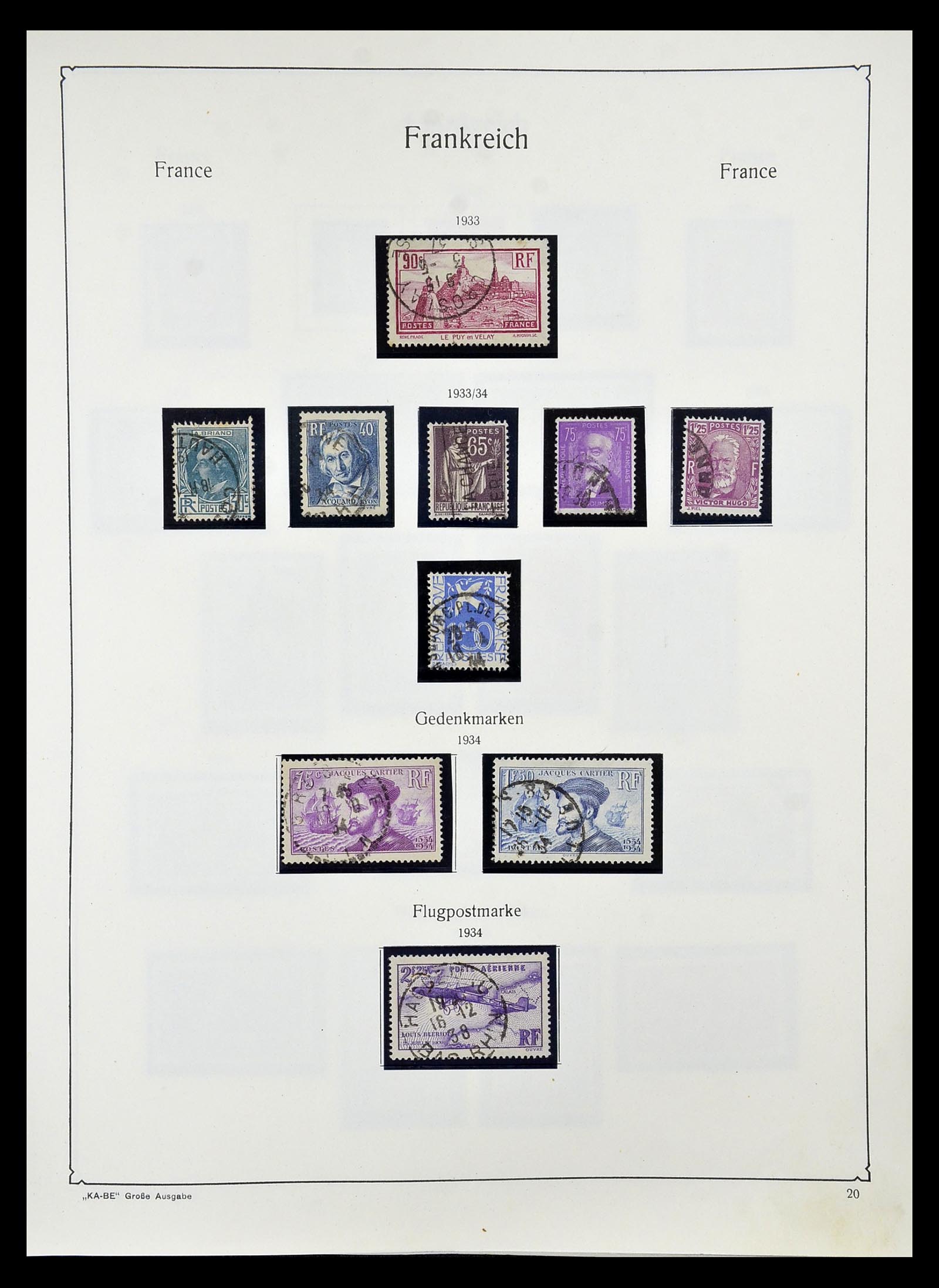 34810 025 - Postzegelverzameling 34810 Frankrijk 1852-1977.