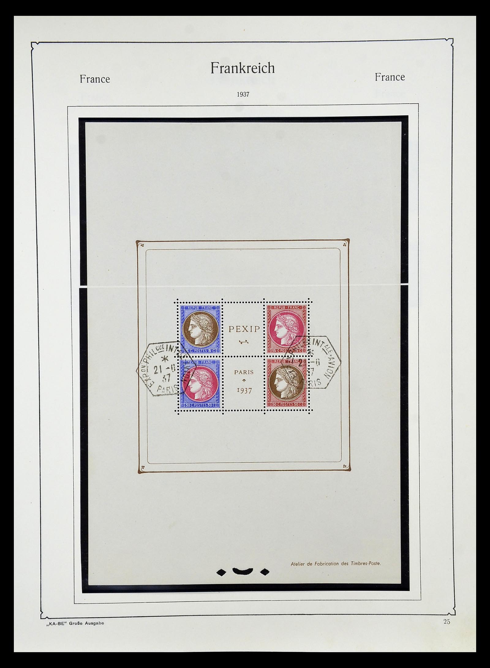 34810 030 - Postzegelverzameling 34810 Frankrijk 1852-1977.