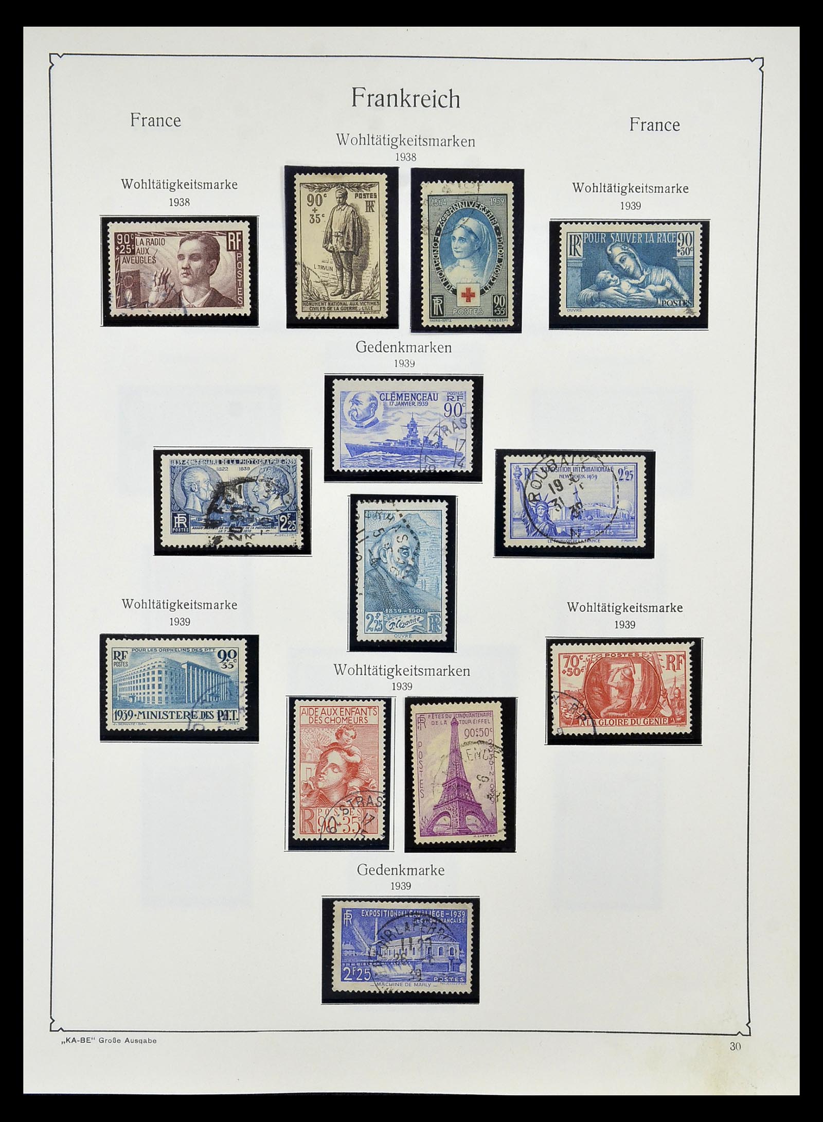 34810 035 - Postzegelverzameling 34810 Frankrijk 1852-1977.