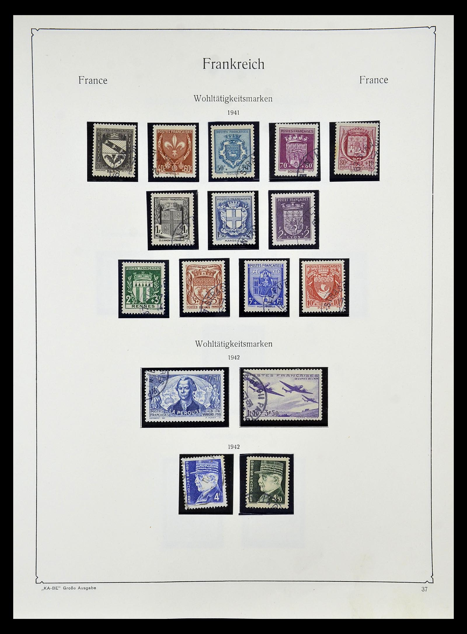 34810 042 - Postzegelverzameling 34810 Frankrijk 1852-1977.