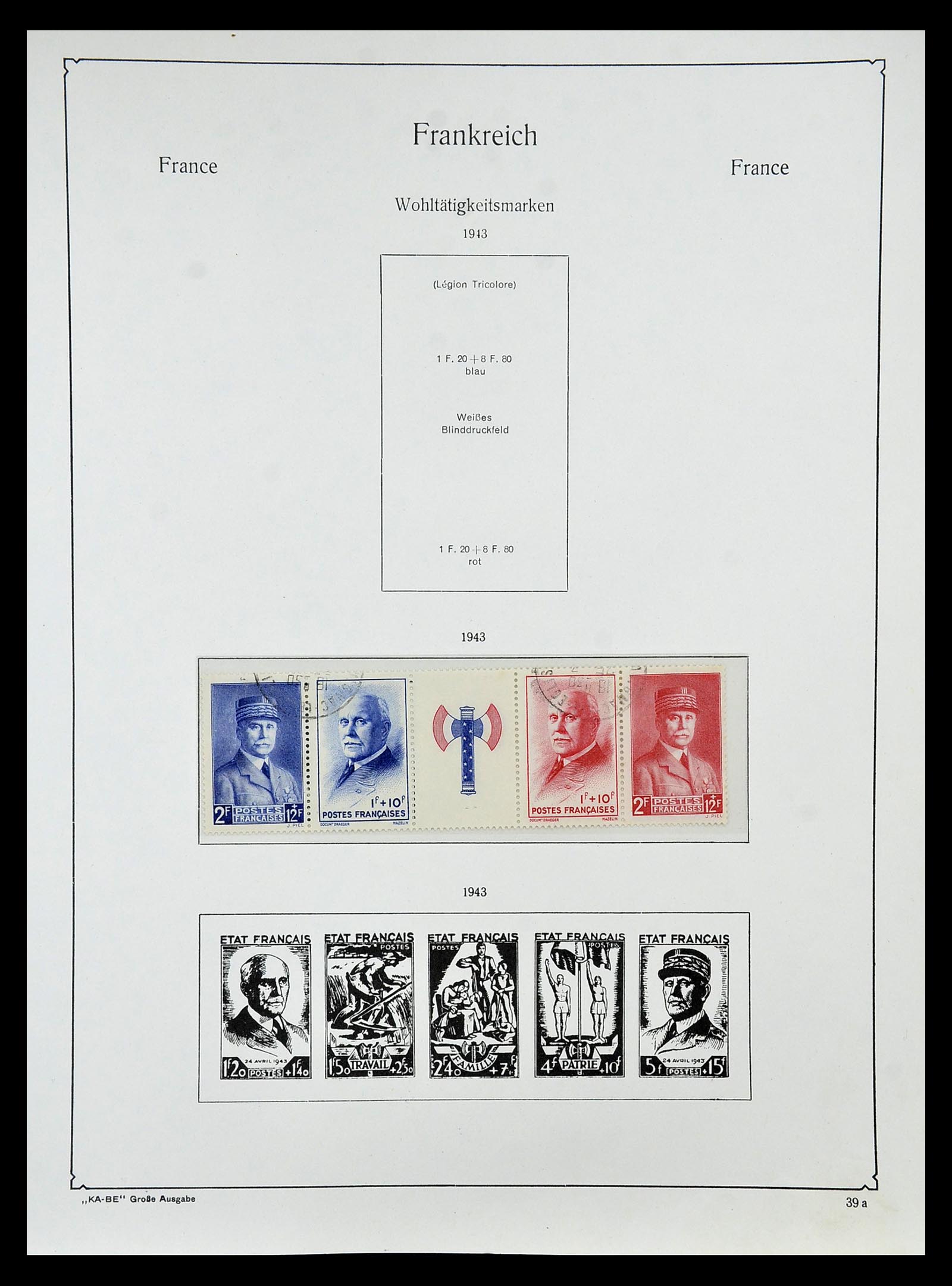 34810 045 - Postzegelverzameling 34810 Frankrijk 1852-1977.