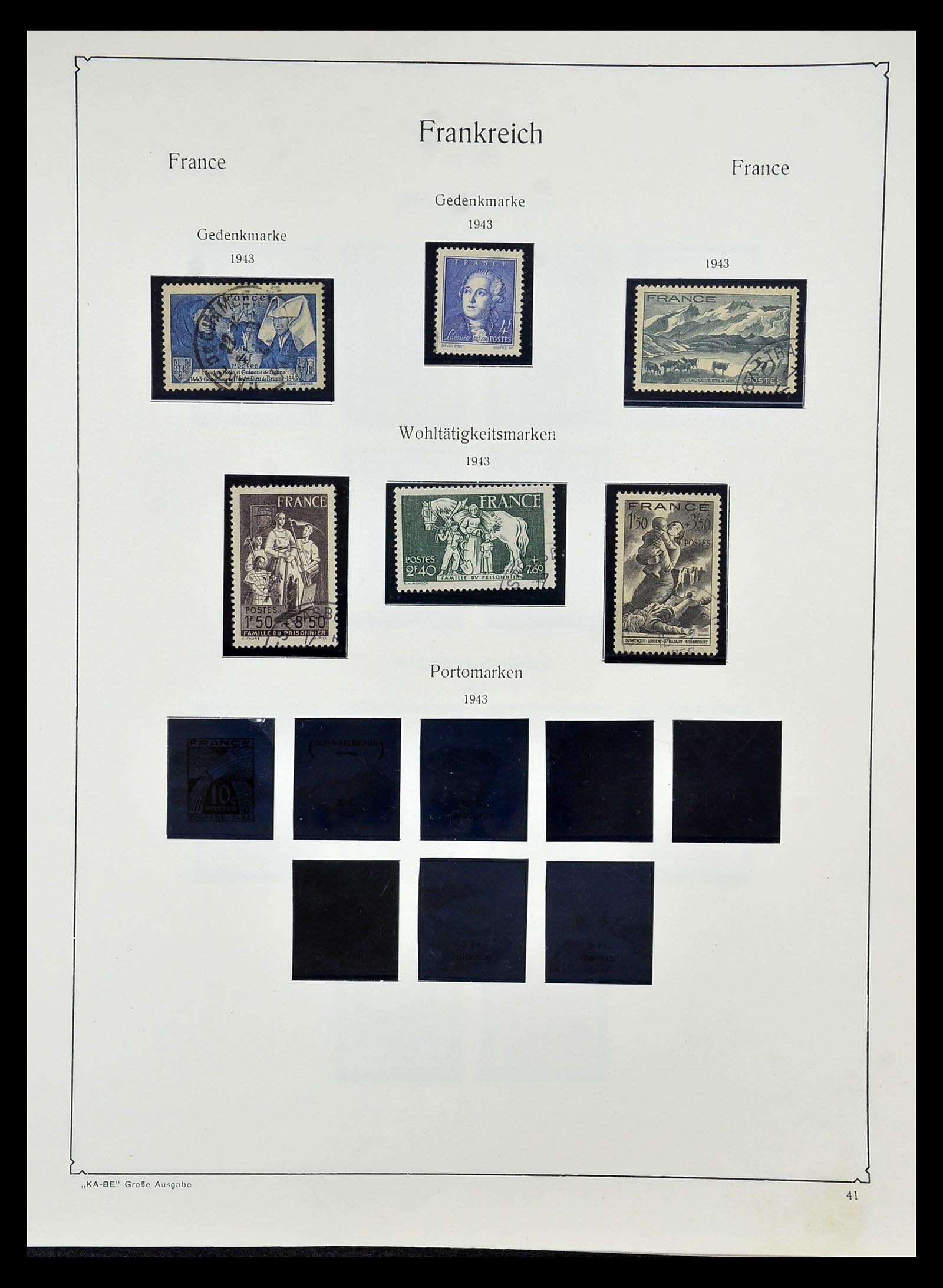 34810 047 - Postzegelverzameling 34810 Frankrijk 1852-1977.