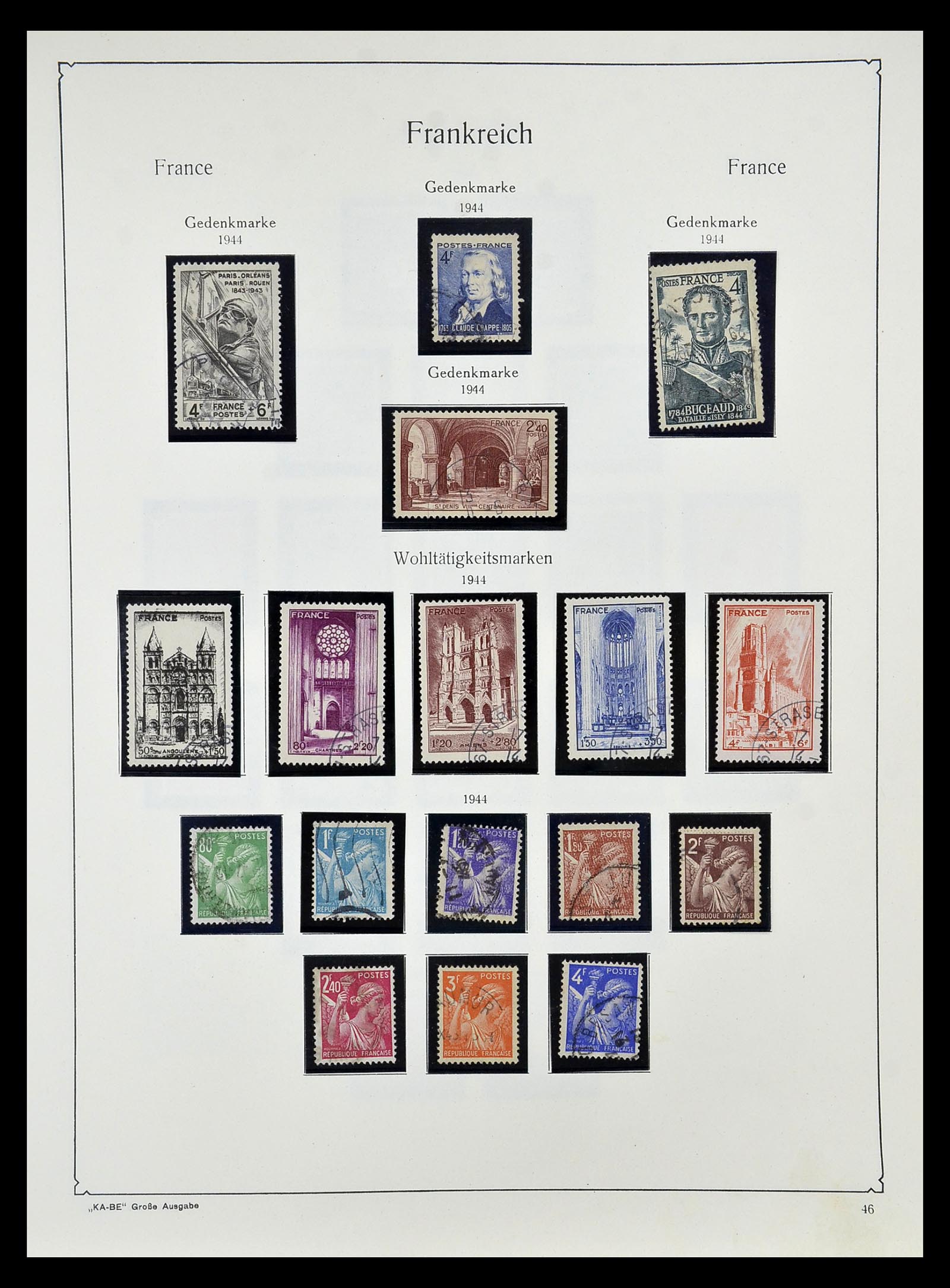 34810 051 - Postzegelverzameling 34810 Frankrijk 1852-1977.