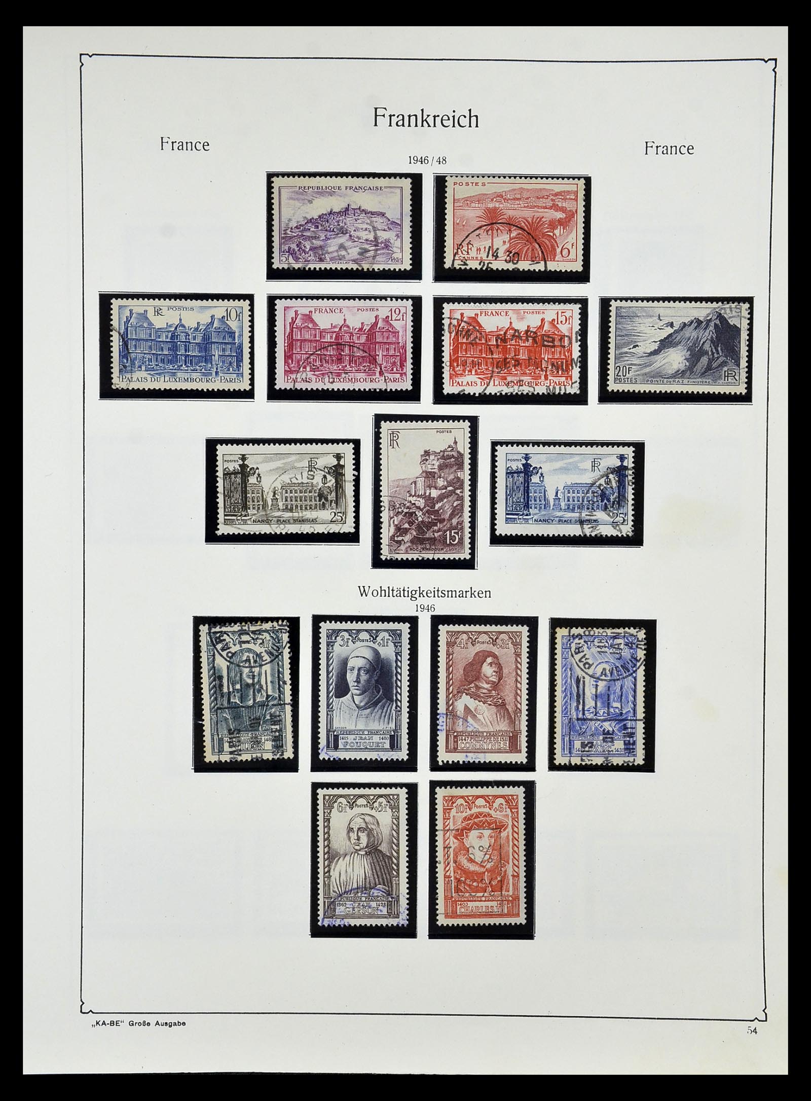 34810 059 - Postzegelverzameling 34810 Frankrijk 1852-1977.
