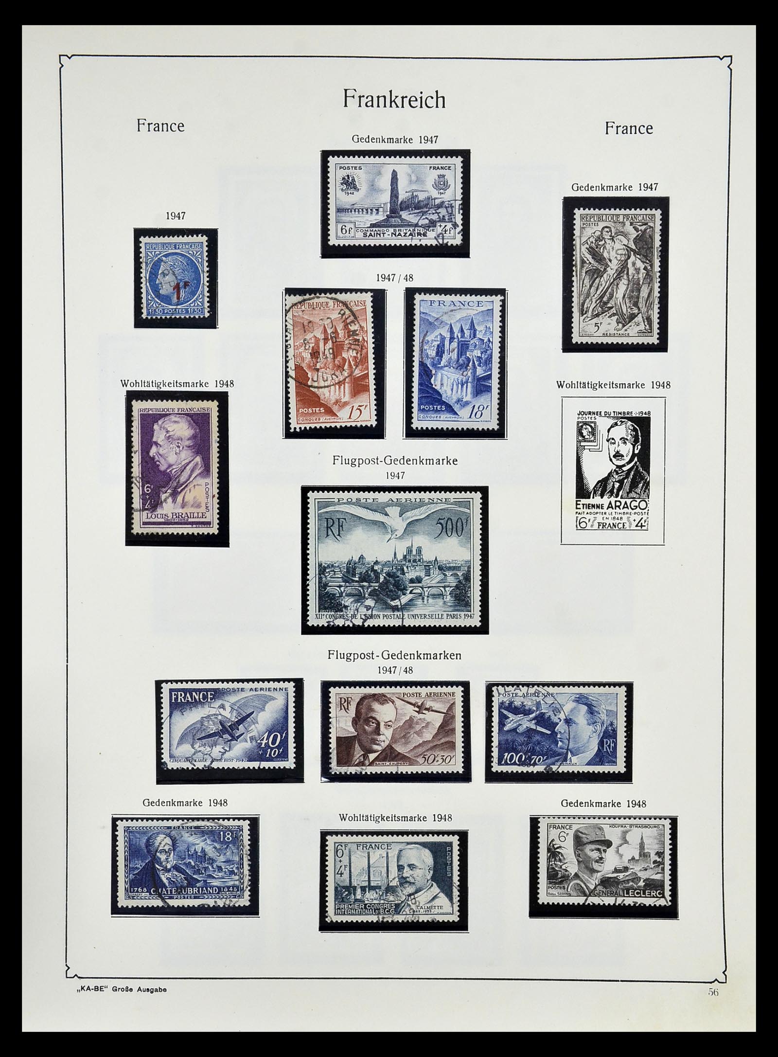 34810 061 - Stamp Collection 34810 France 1852-1977.