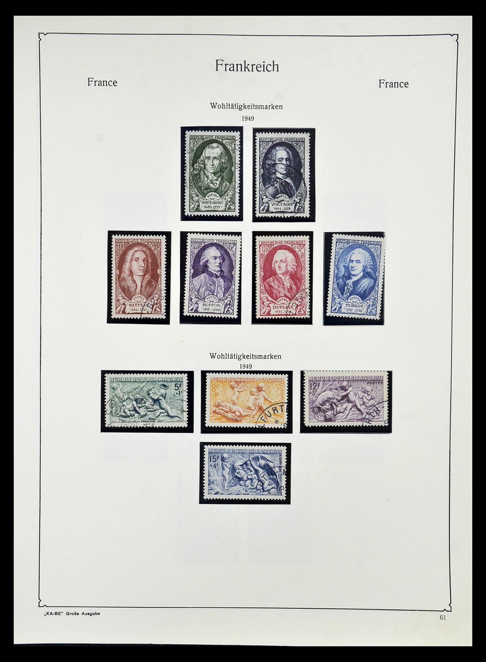 34810 066 - Stamp Collection 34810 France 1852-1977.