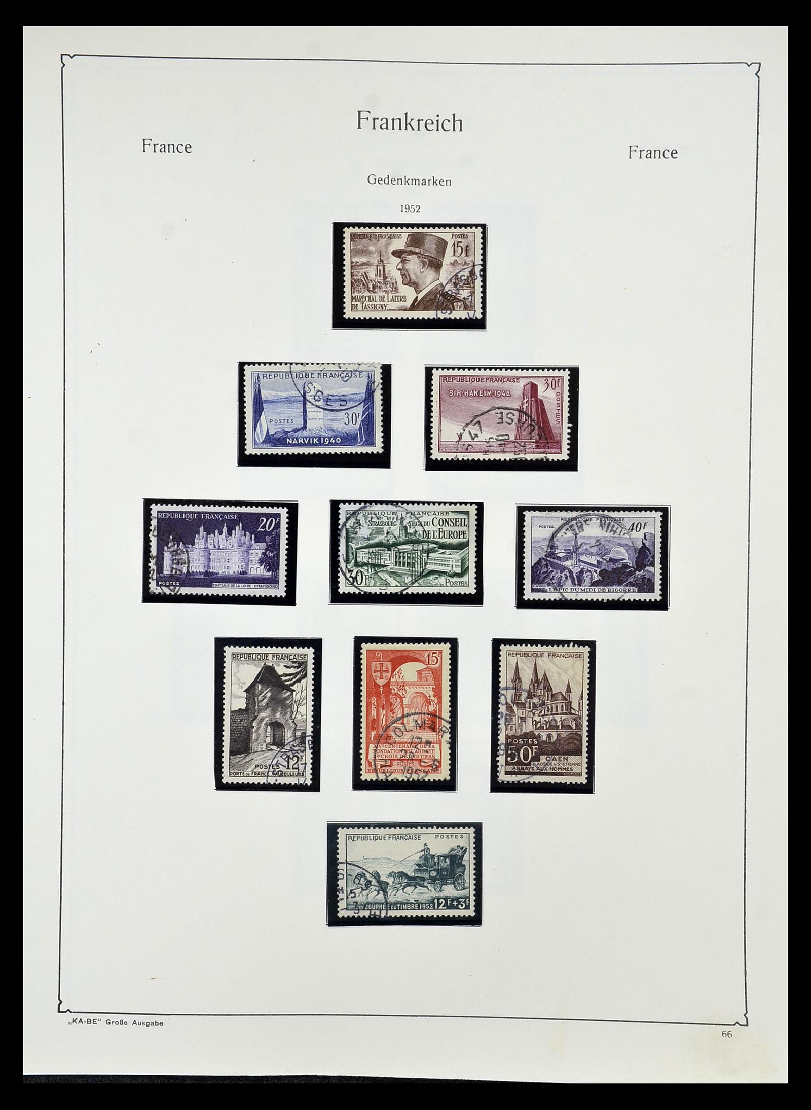 34810 071 - Stamp Collection 34810 France 1852-1977.