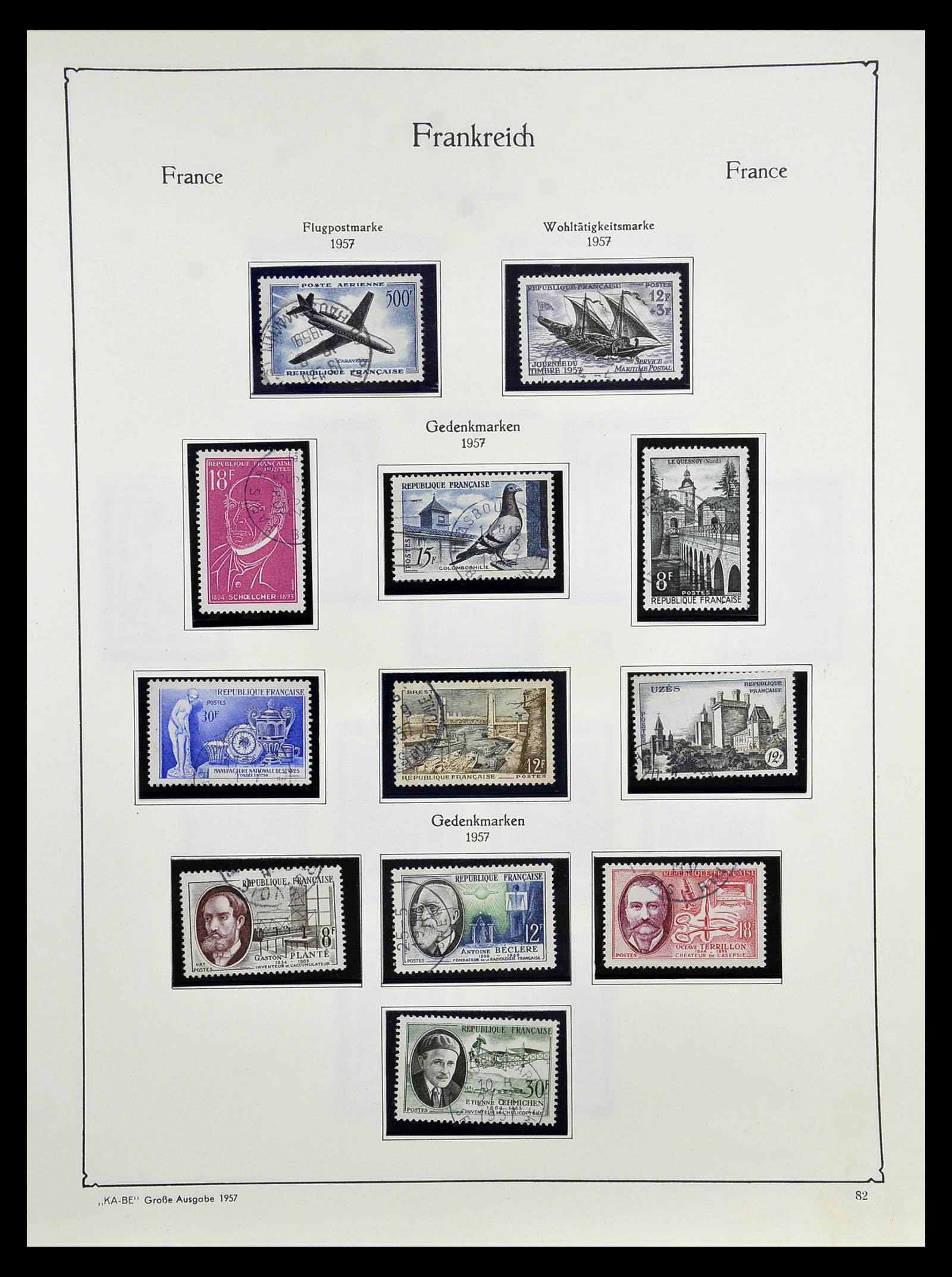 34810 087 - Postzegelverzameling 34810 Frankrijk 1852-1977.