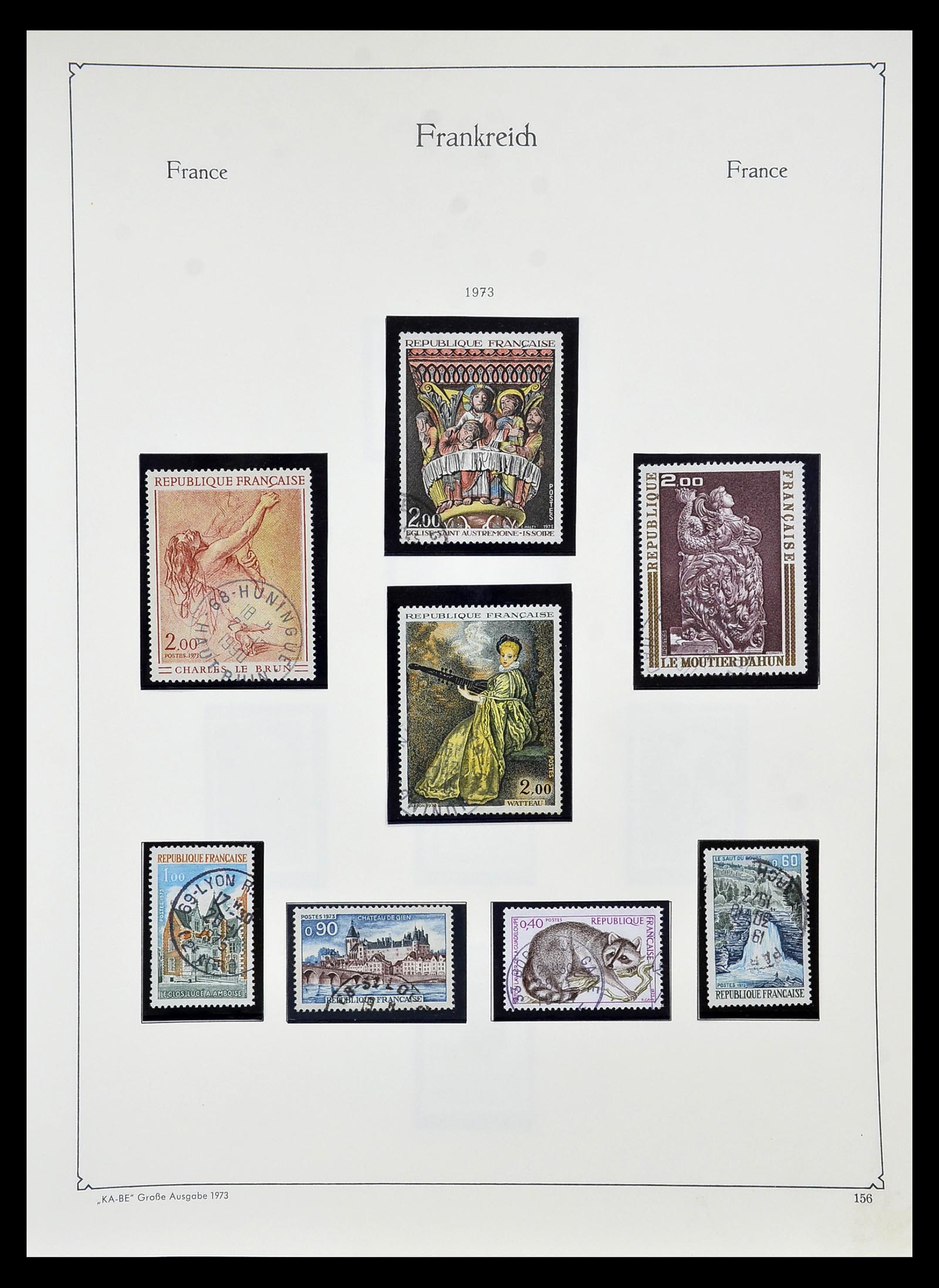 34810 163 - Stamp Collection 34810 France 1852-1977.