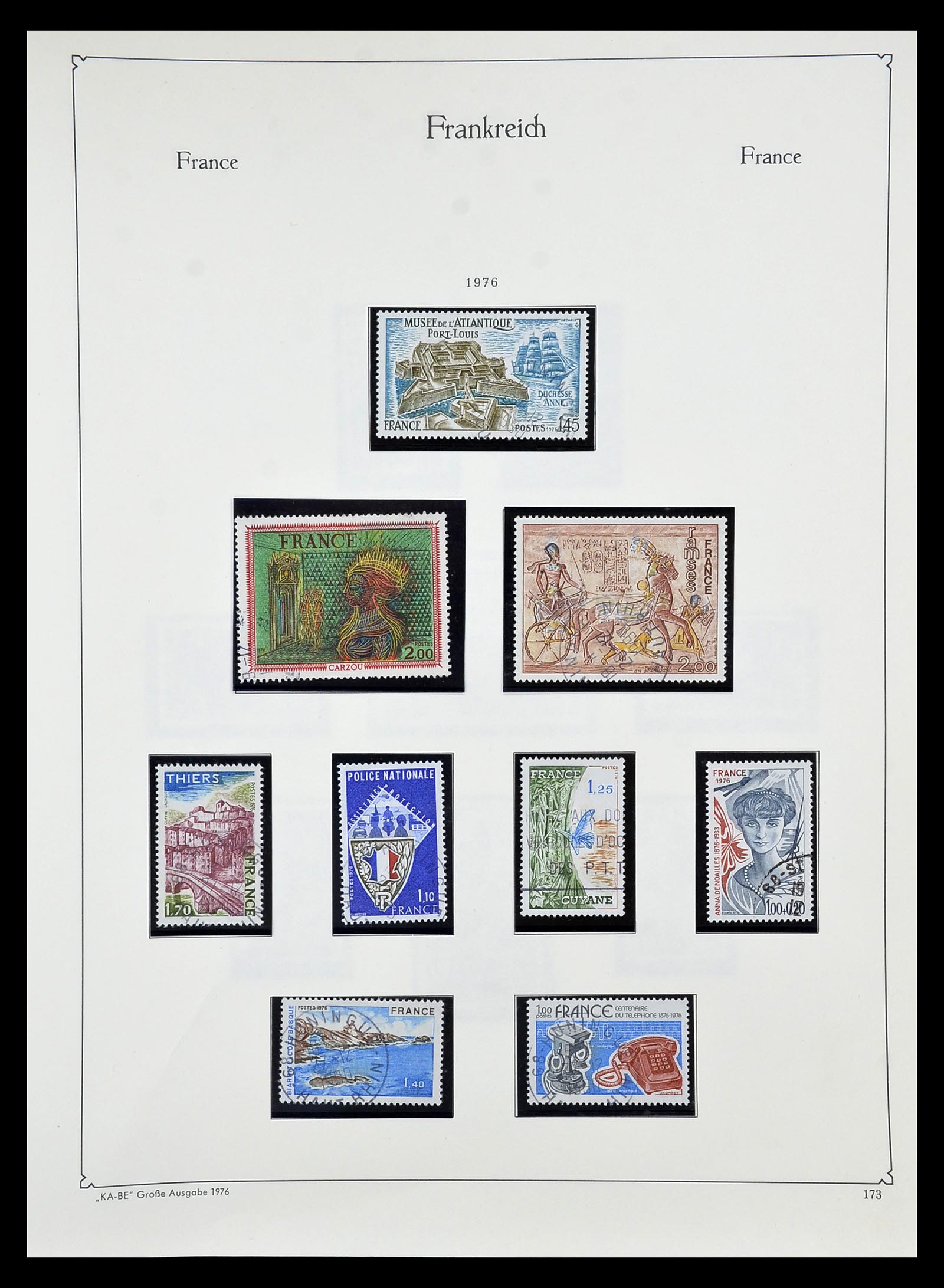 34810 182 - Postzegelverzameling 34810 Frankrijk 1852-1977.