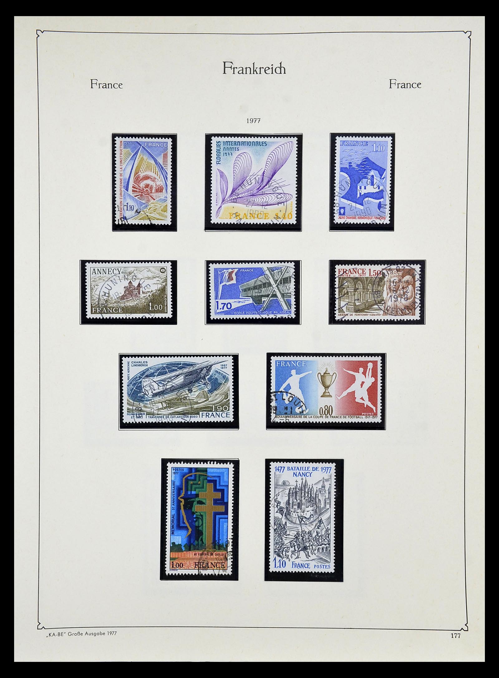 34810 186 - Postzegelverzameling 34810 Frankrijk 1852-1977.
