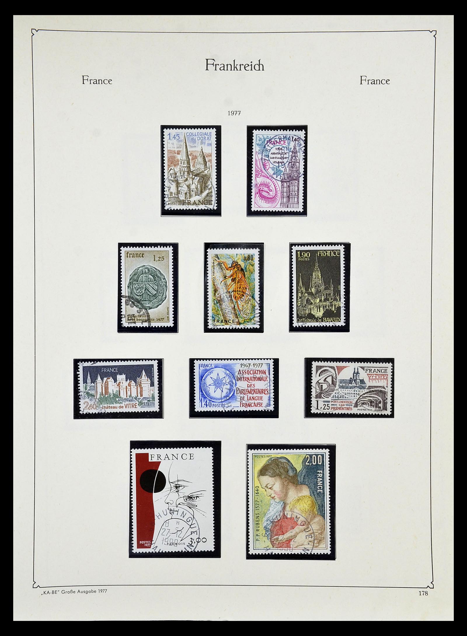 34810 187 - Postzegelverzameling 34810 Frankrijk 1852-1977.