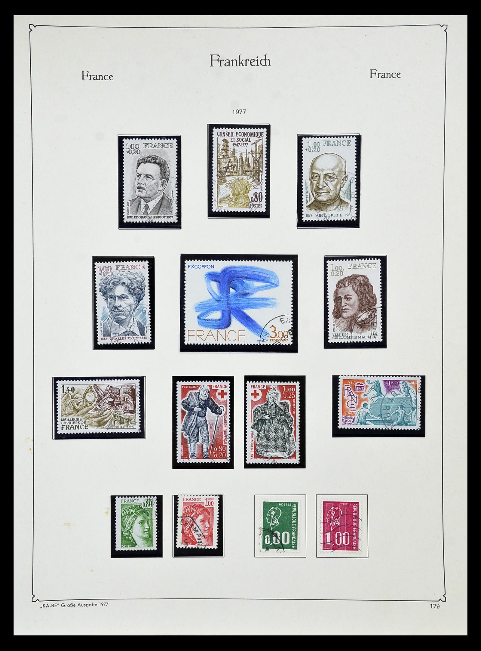 34810 188 - Postzegelverzameling 34810 Frankrijk 1852-1977.